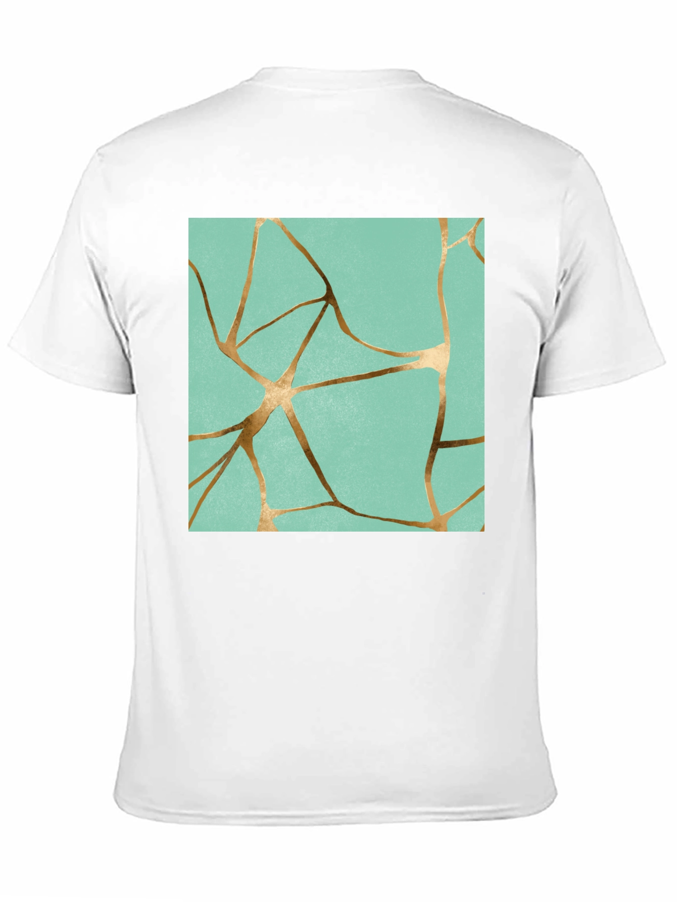 Kintsugi Inspired Graphic Print T-Shirt
