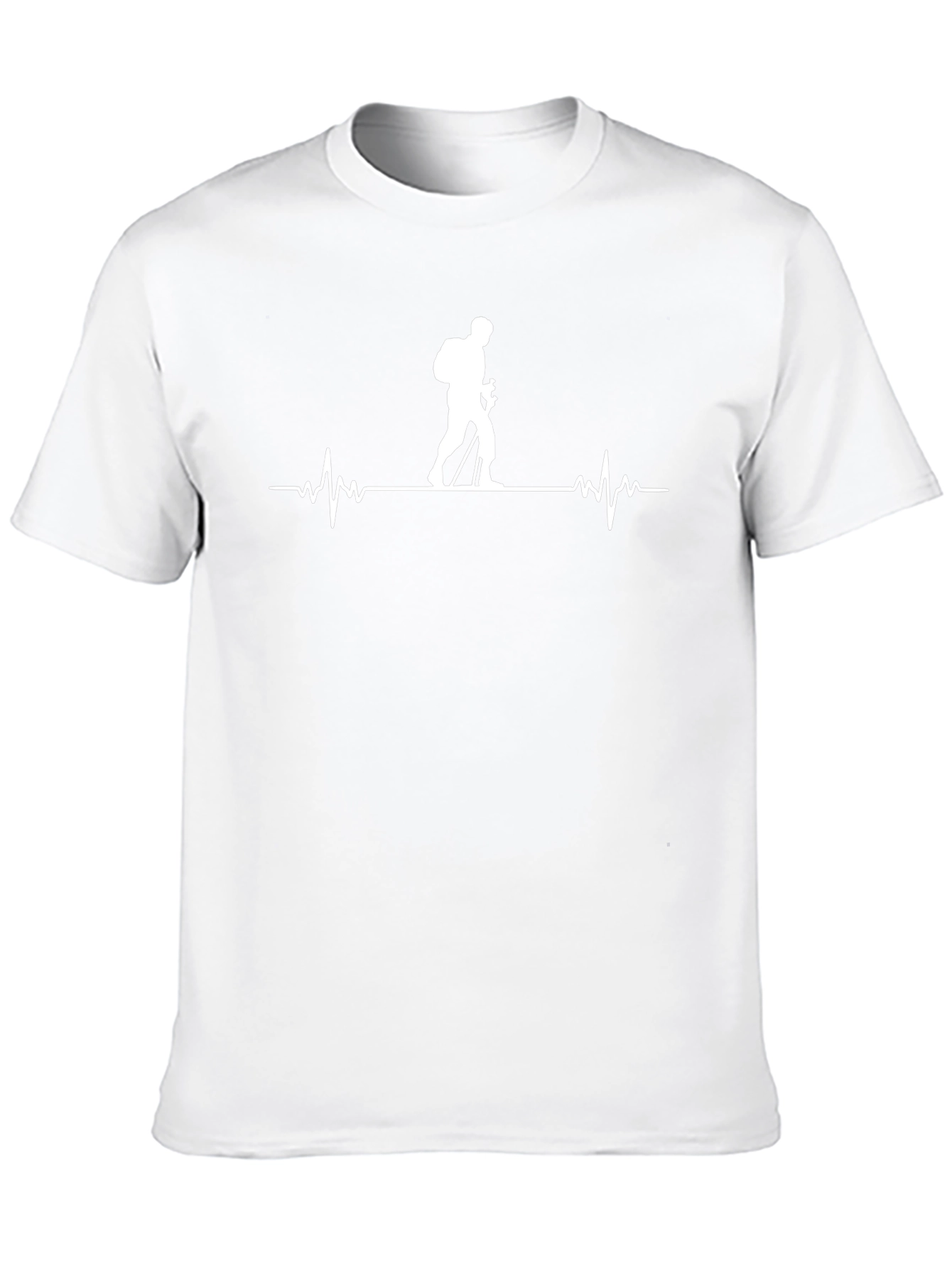 Hiking Heartbeat Tee - Adventure Awaits!
