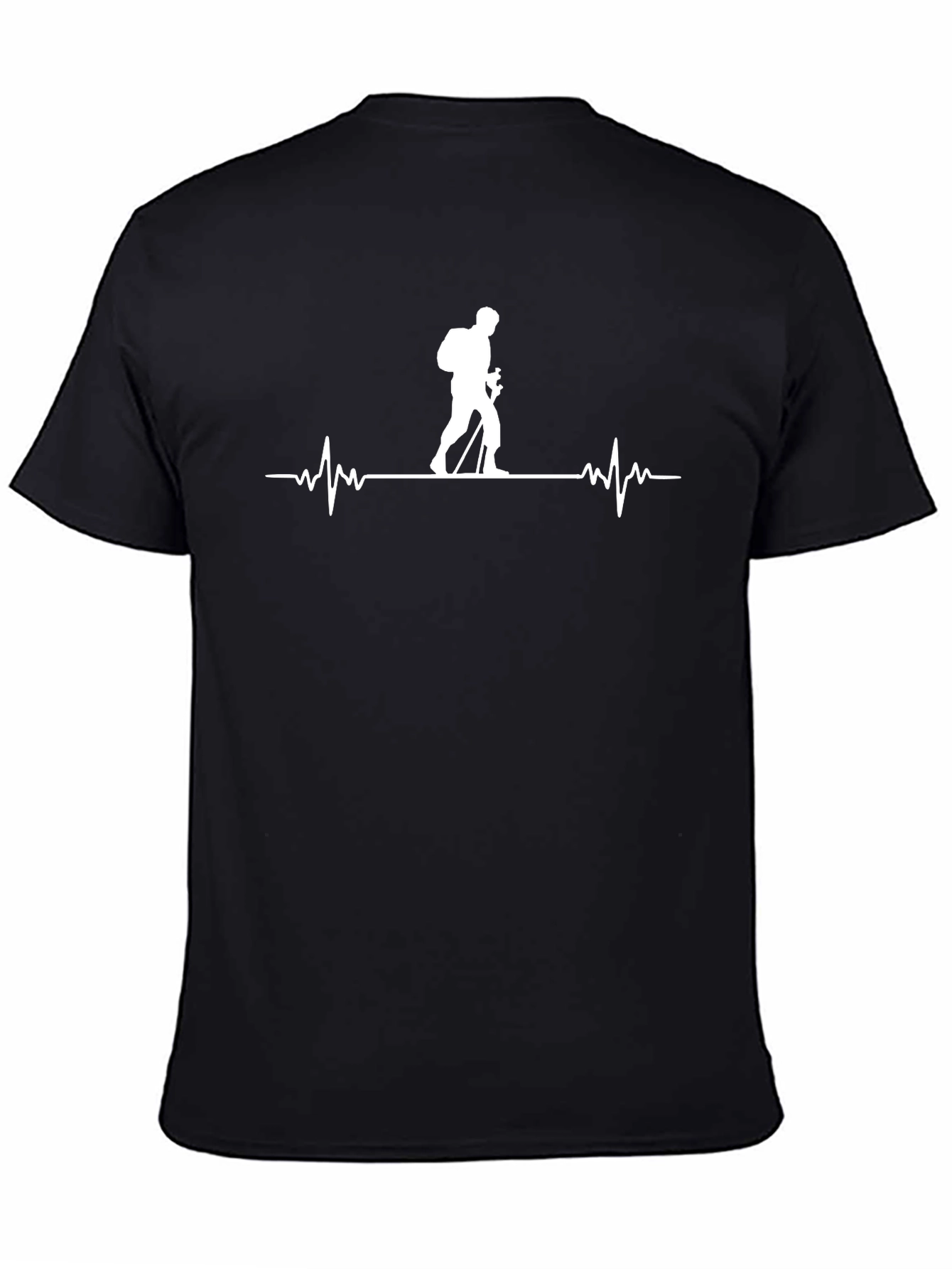 Hiking Heartbeat Tee - Adventure Awaits!