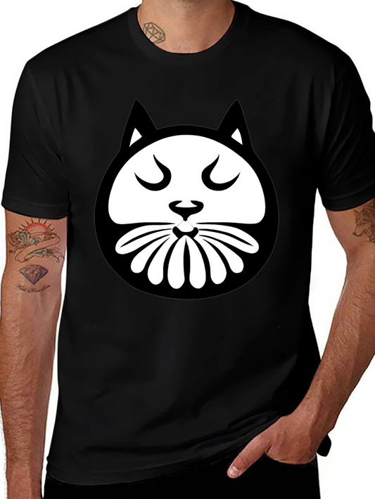 Cool Cat Graphic Black T-Shirt