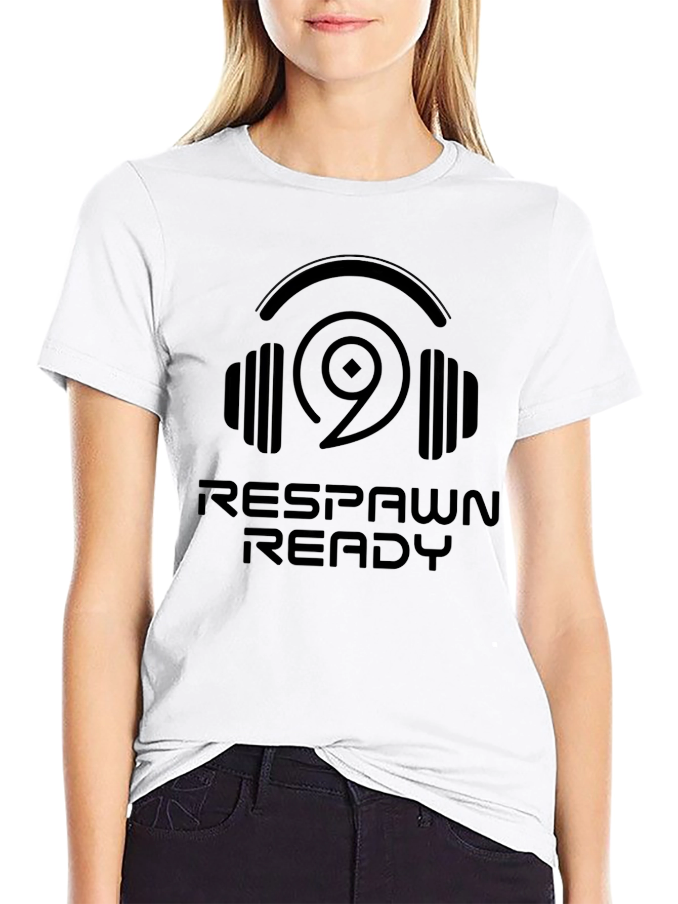 Respawn Ready Black Gaming T-Shirt
