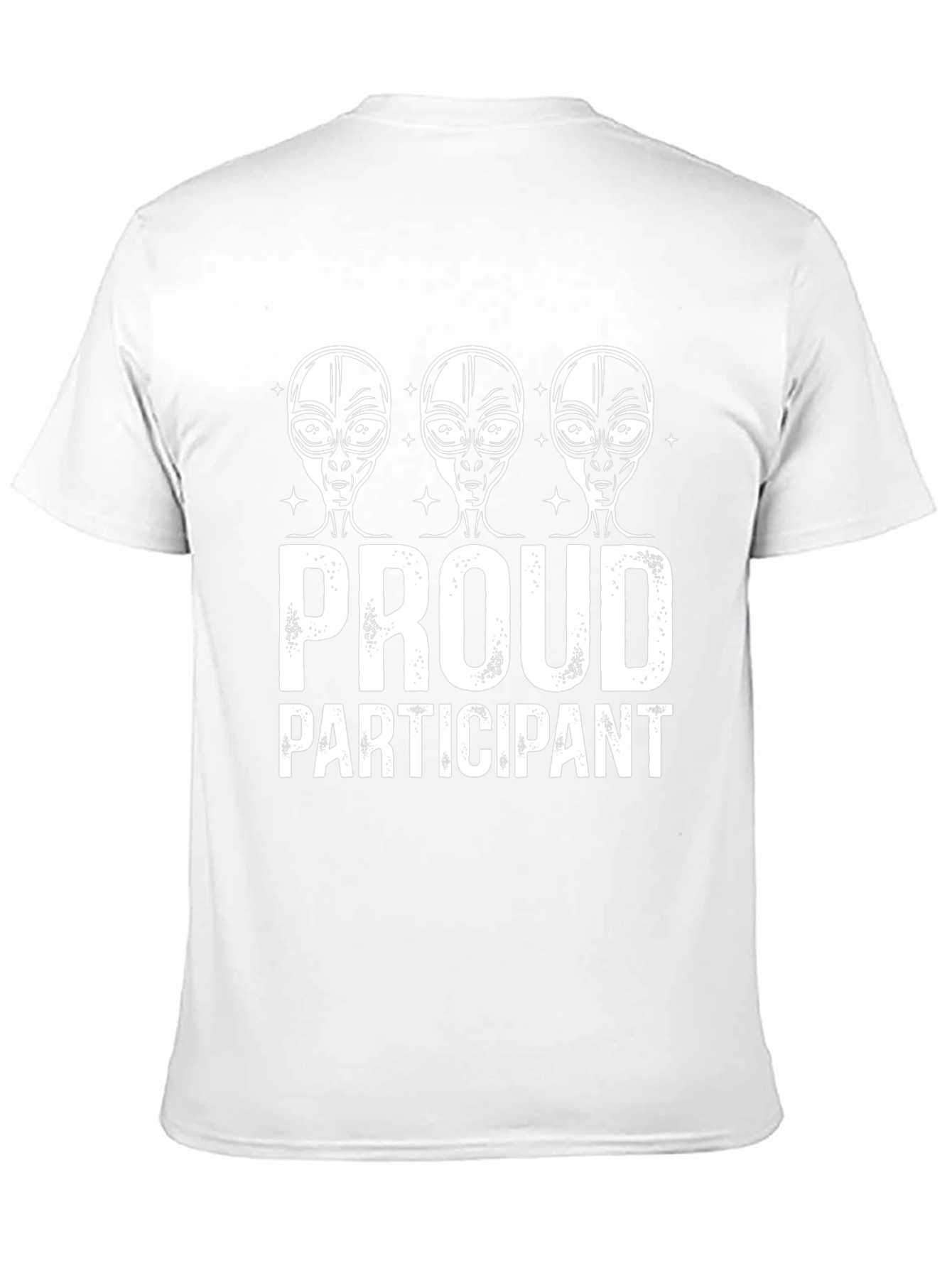 Proud Participant Alien Graphic T-Shirt - Black