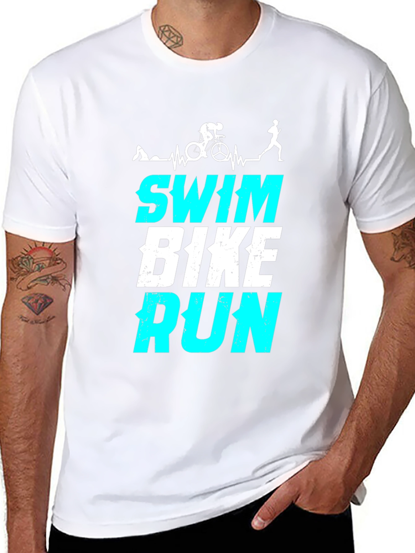 Triathlon Swim Bike Run T-Shirt