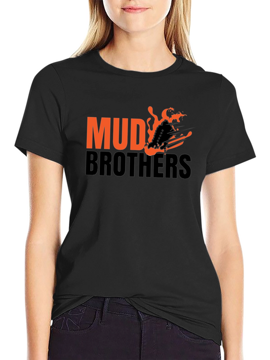 Mud Brothers Black Graphic Tee