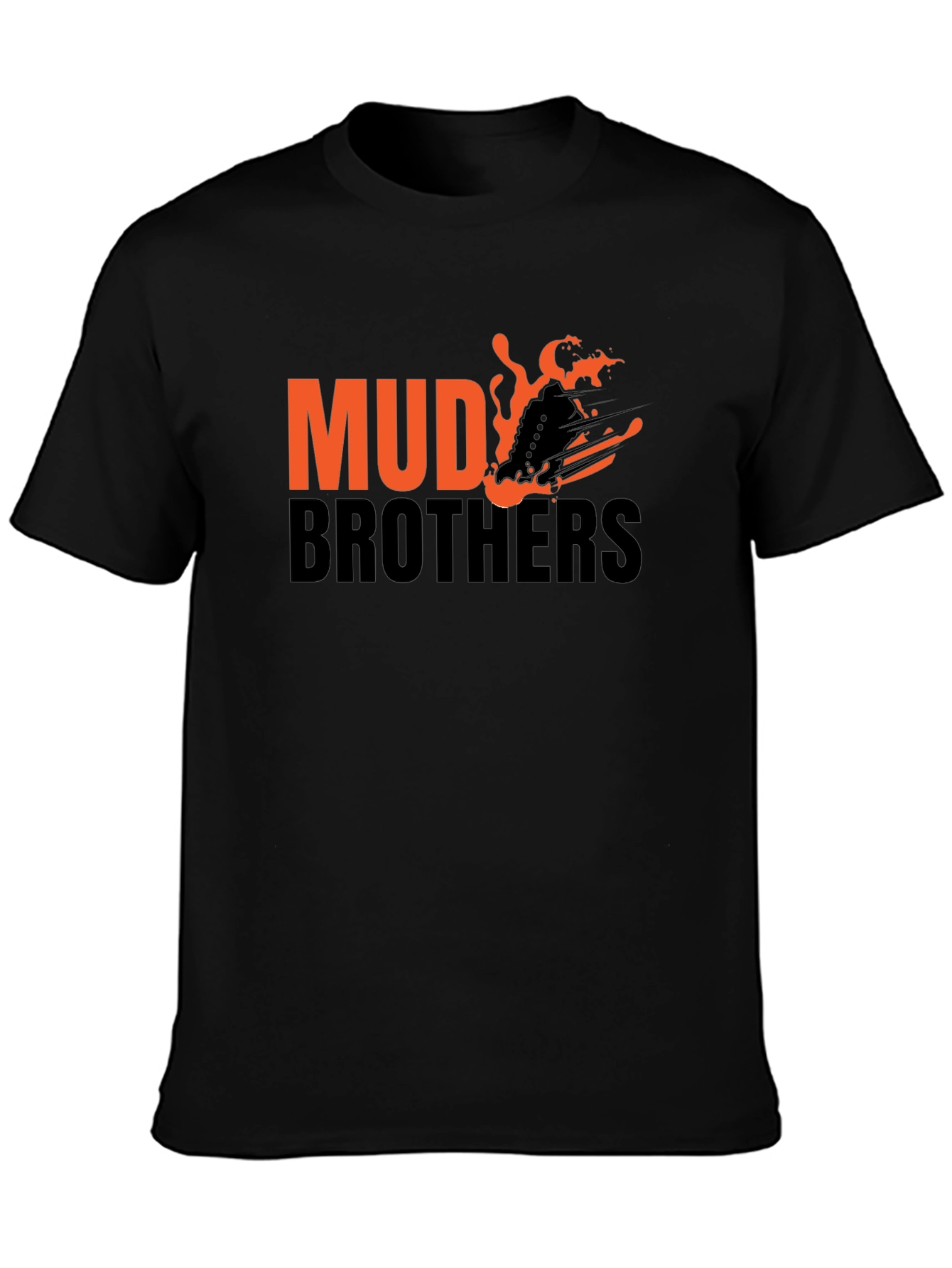 Mud Brothers Black Graphic Tee