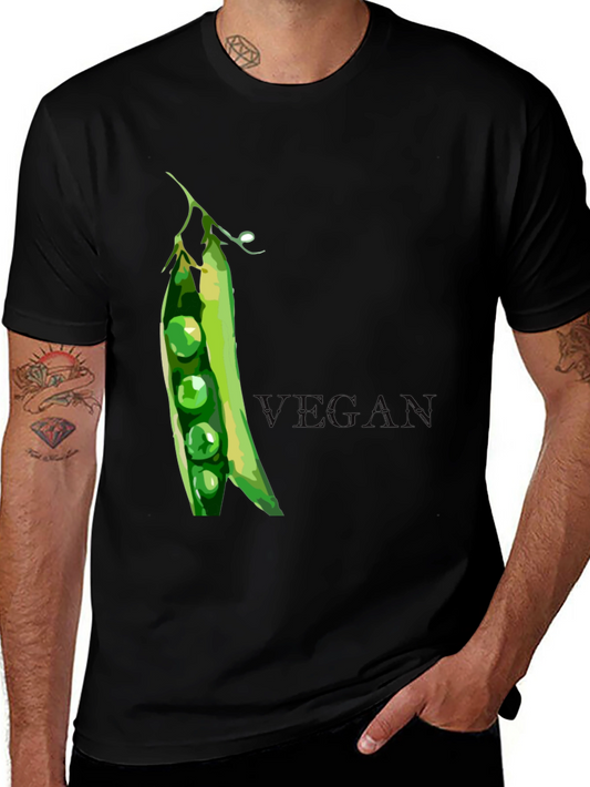 Vegan Pea Pod Graphic T-Shirt