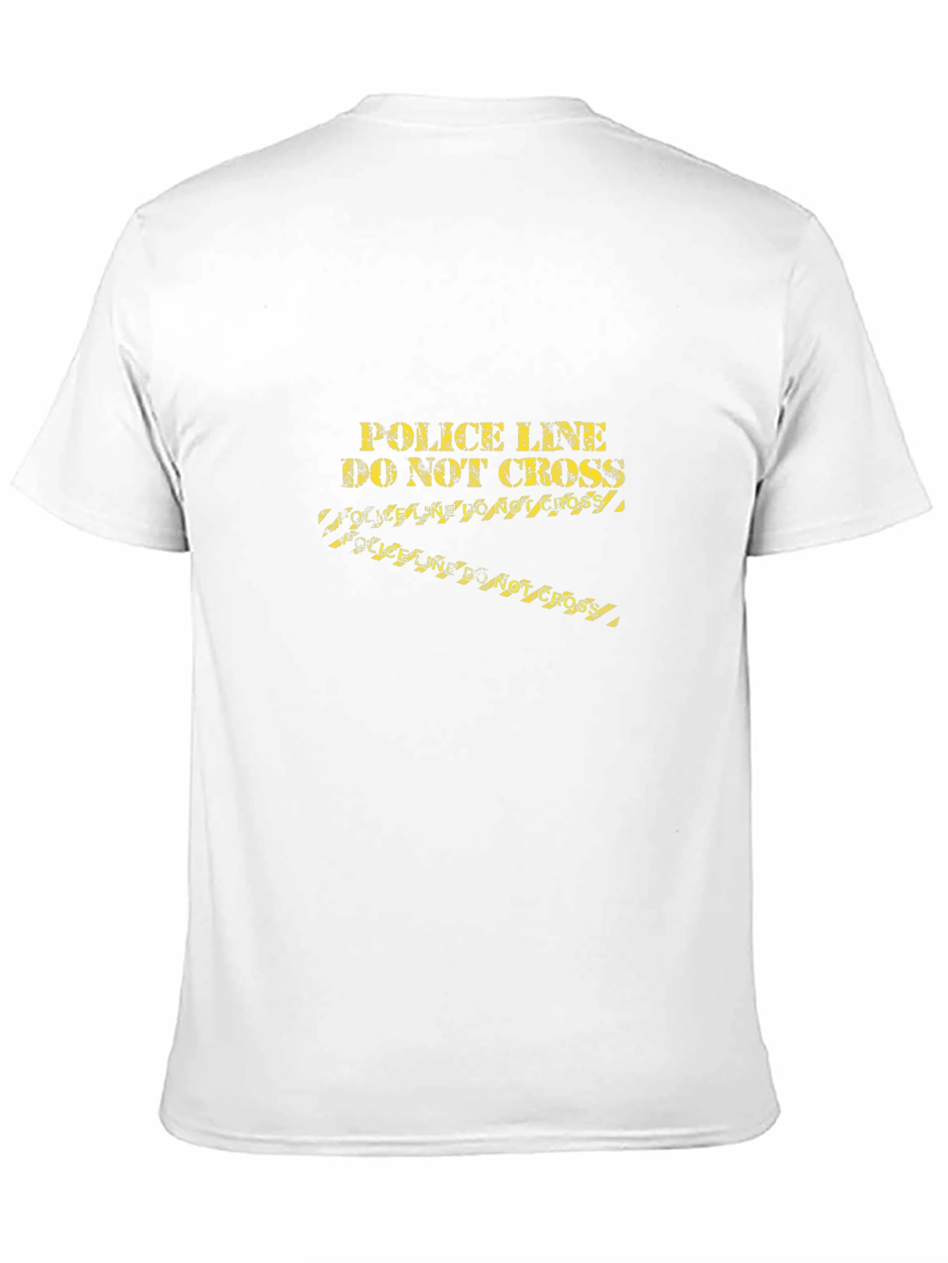 Police Line Do Not Cross Graphic Tee - Black