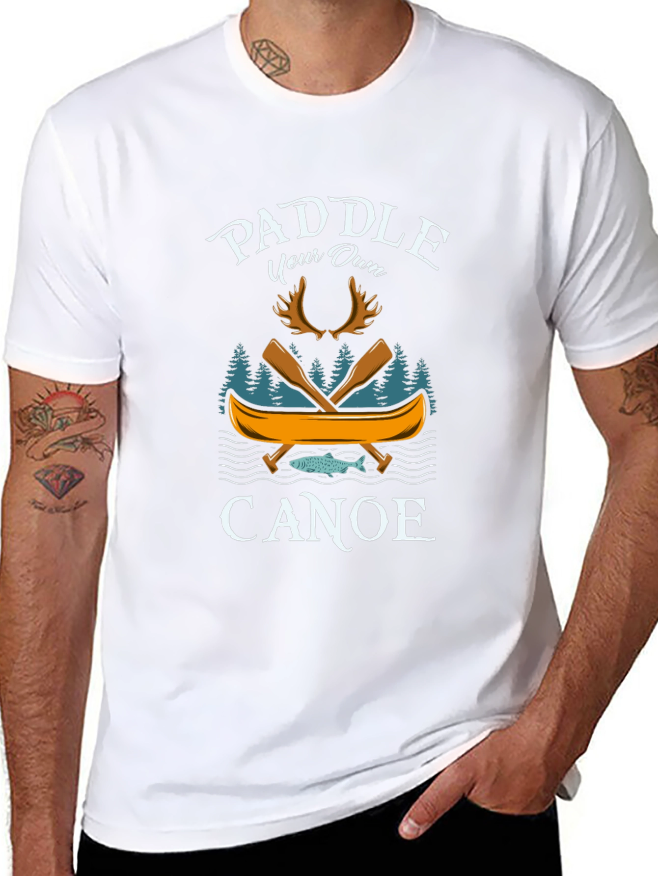 Paddle Your Own Canoe Graphic T-Shirt