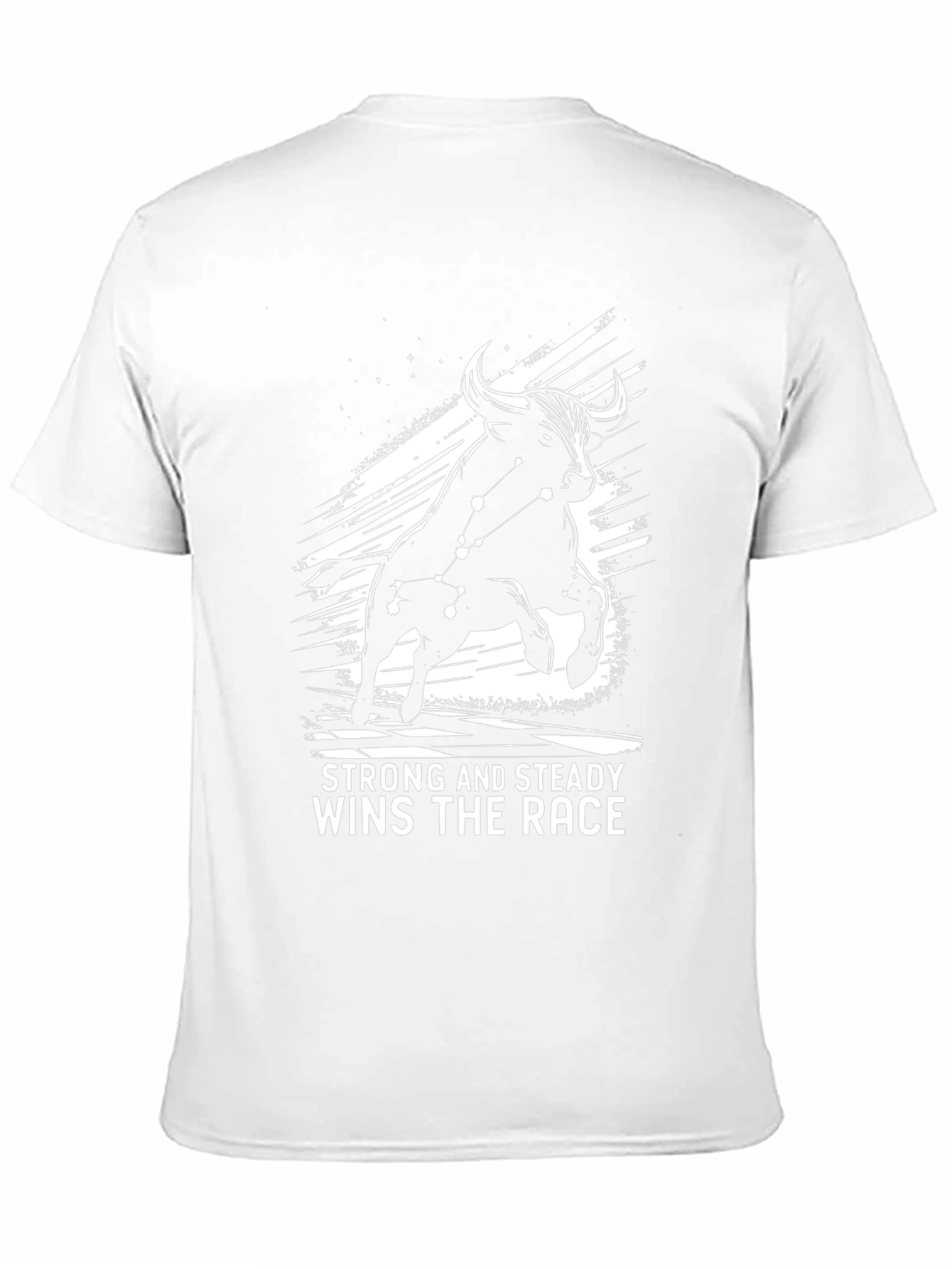 Strong and Steady Bull Graphic Tee