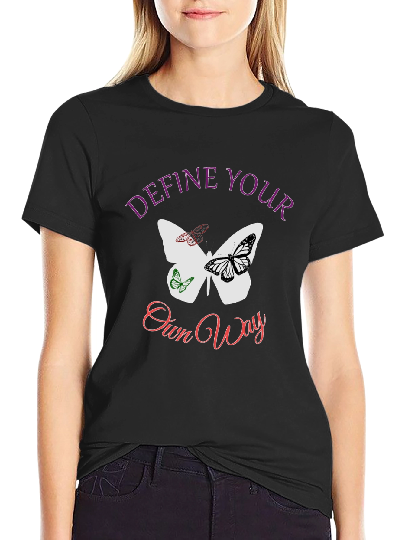Define Your Own Way Butterfly T-Shirt