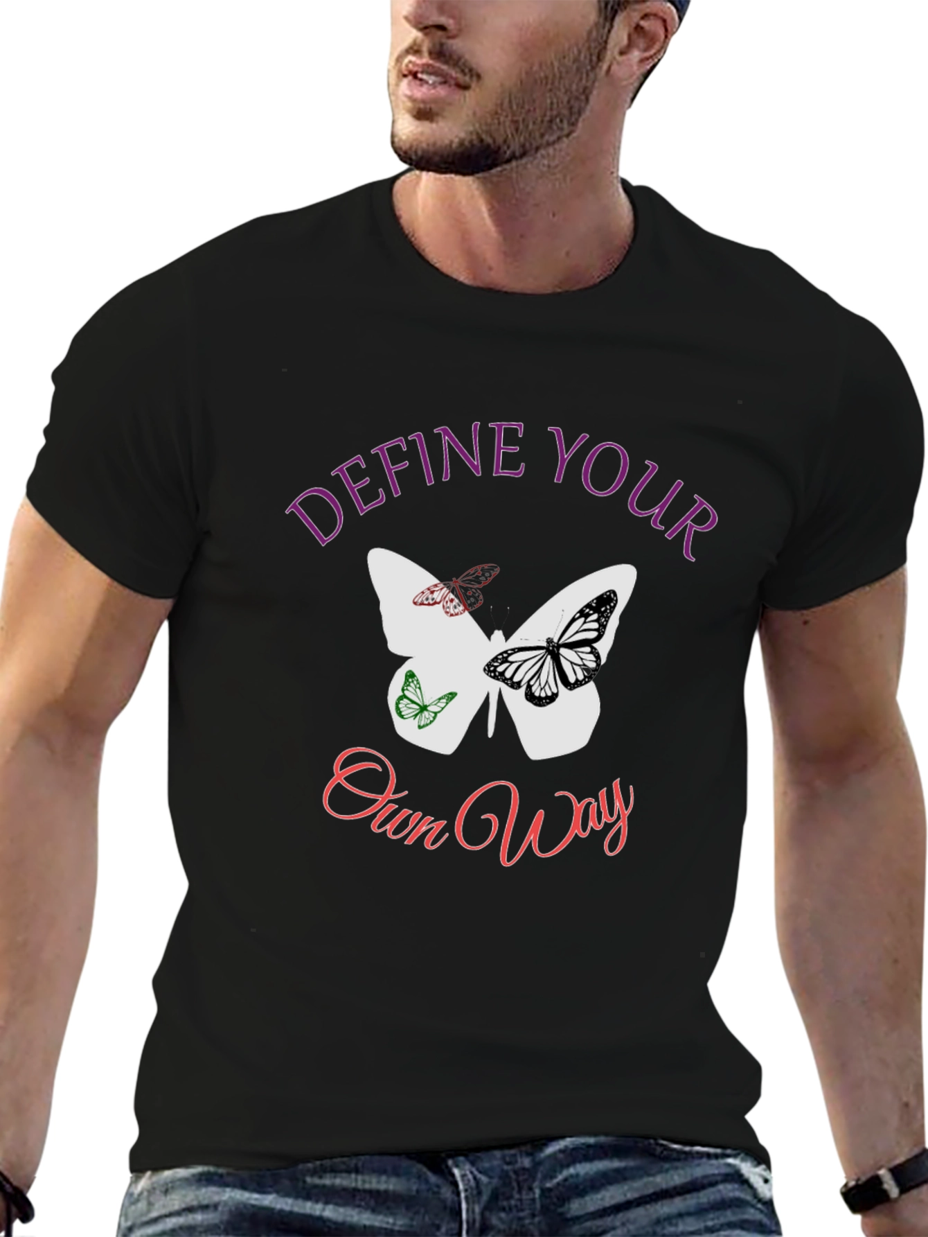 Define Your Own Way Butterfly T-Shirt