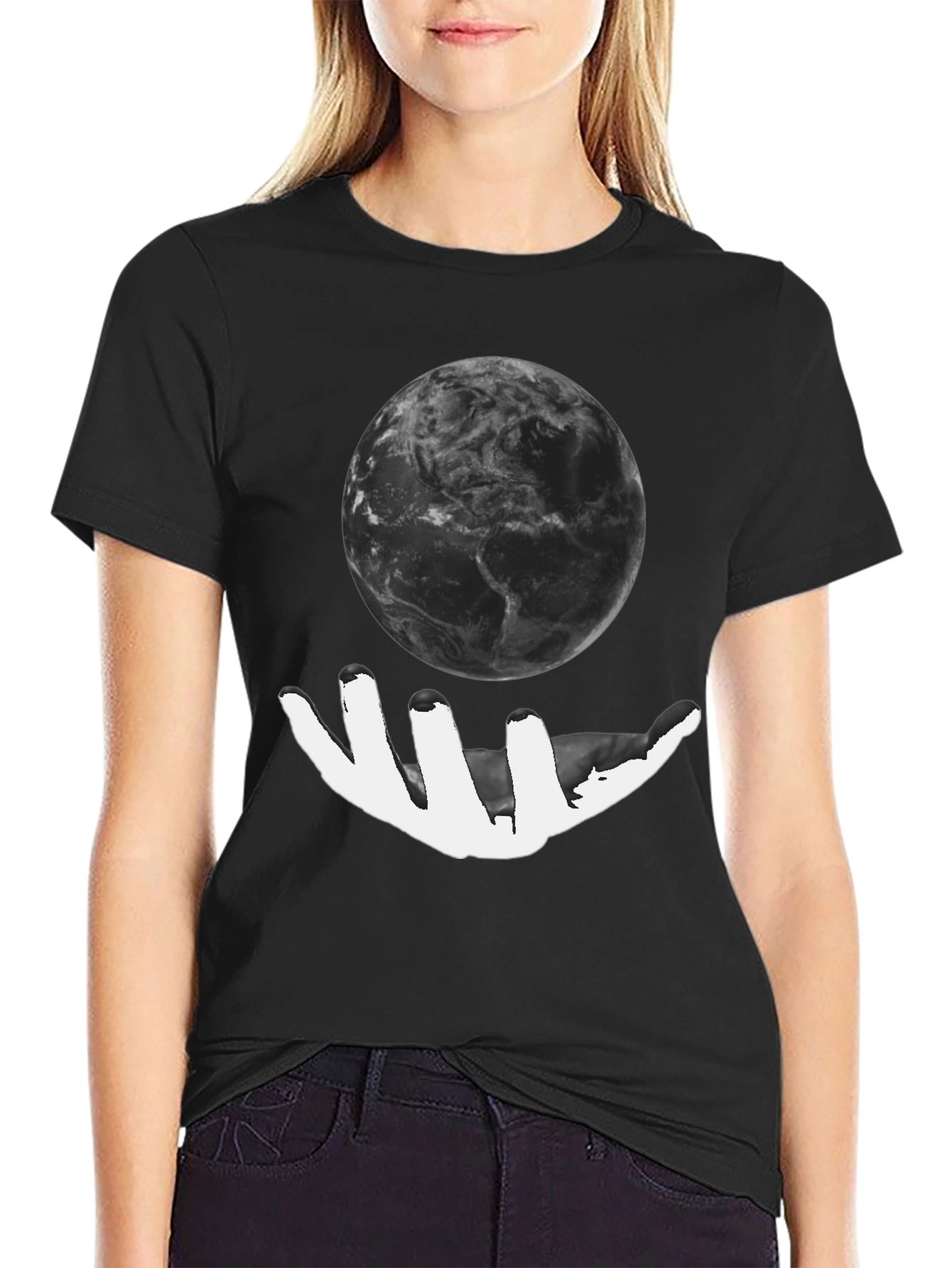 Abstract Graphic Print T-Shirt