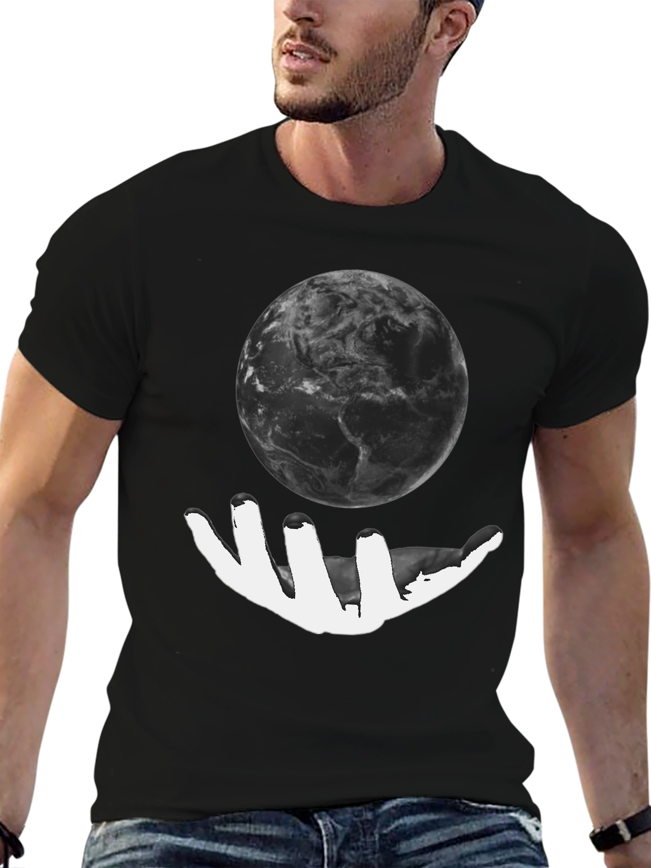 Abstract Graphic Print T-Shirt