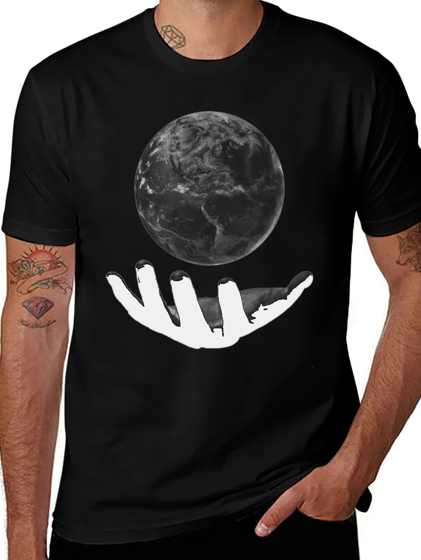 Abstract Graphic Print T-Shirt
