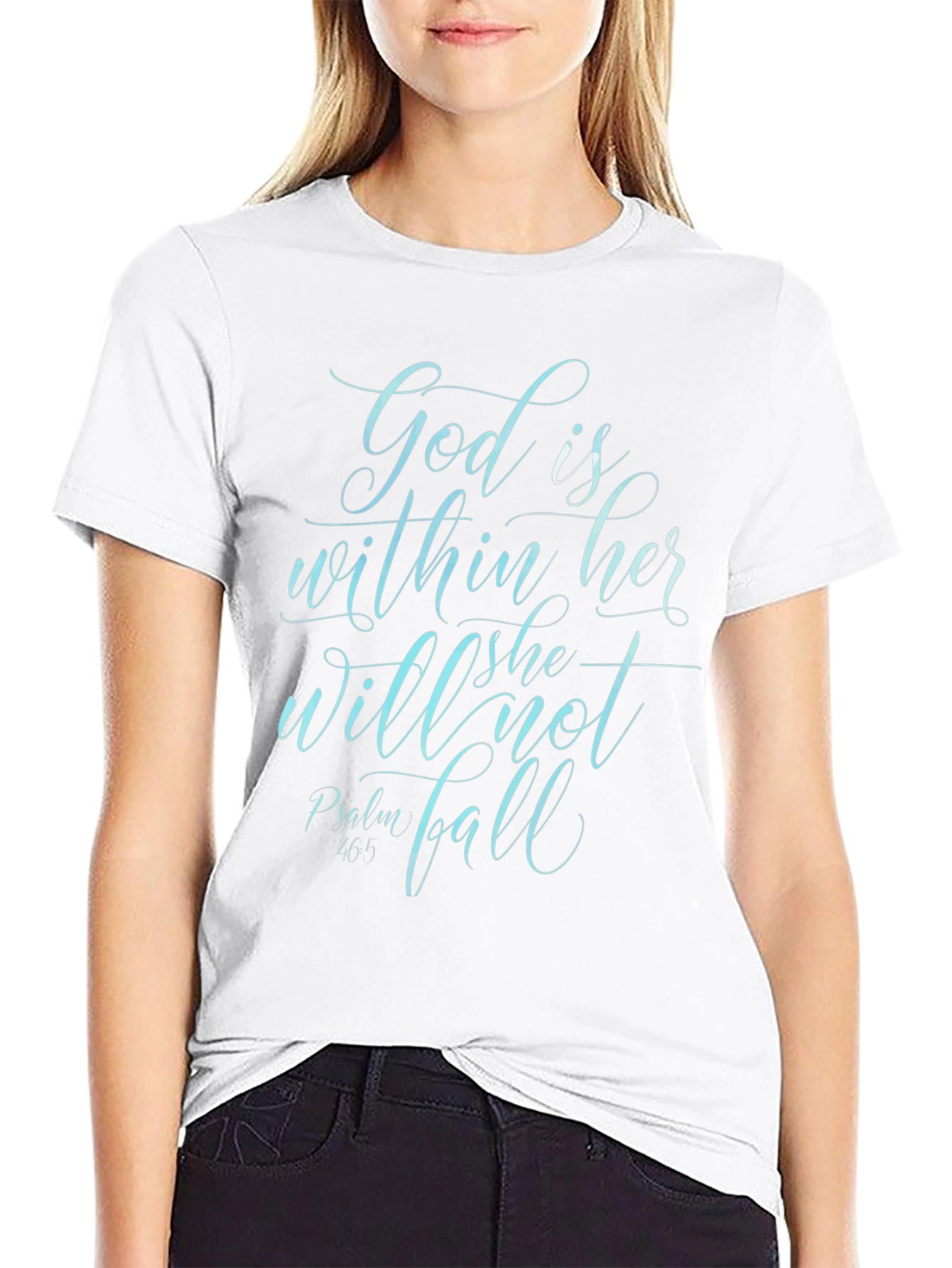 Faith-Inspired Graphic Tee - God Within Her