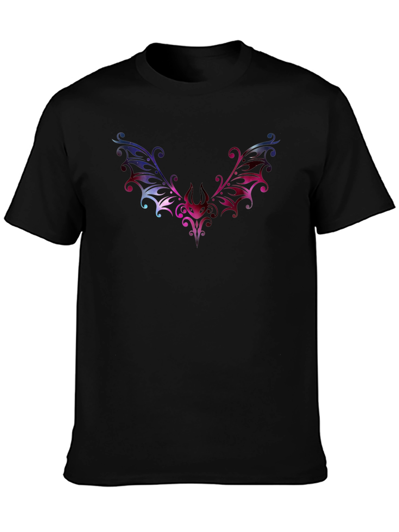 Galaxy Bat Graphic T-Shirt - Unique Dark Style
