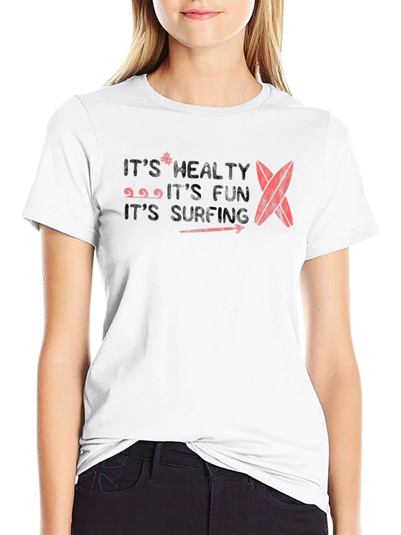 Its Healthy Fun Surfing T-Shirt