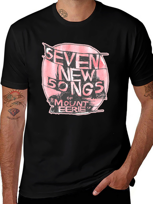 Seven New Songs Mount Eerie Black T-Shirt