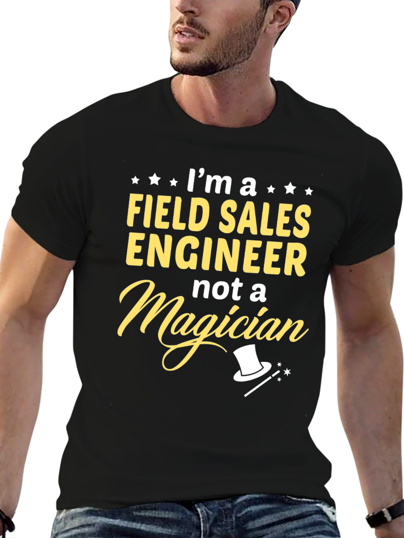 Field Sales Engineer Not A Magician Graphic Tee