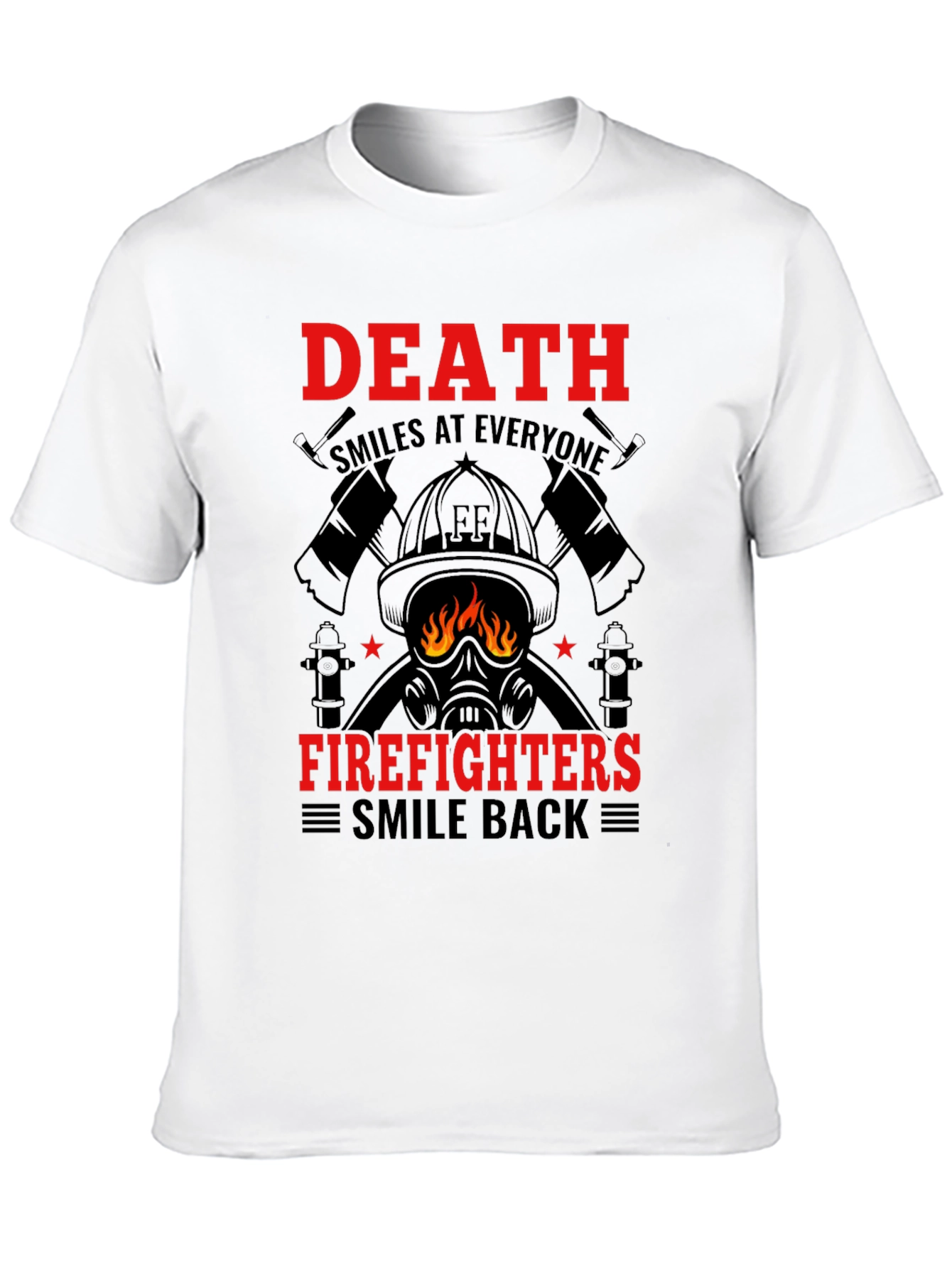 Firefighter Graphic T-Shirt - Death Smiles Tee