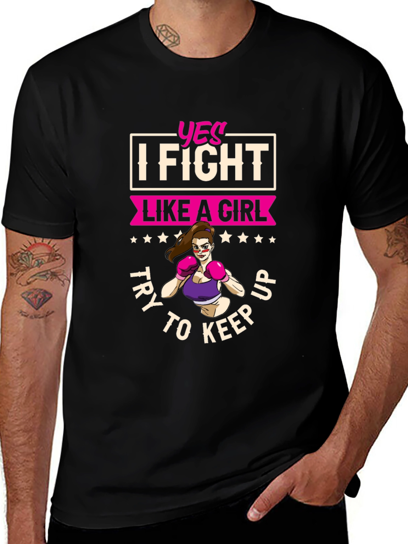 I Fight Like A Girl Graphic Tee