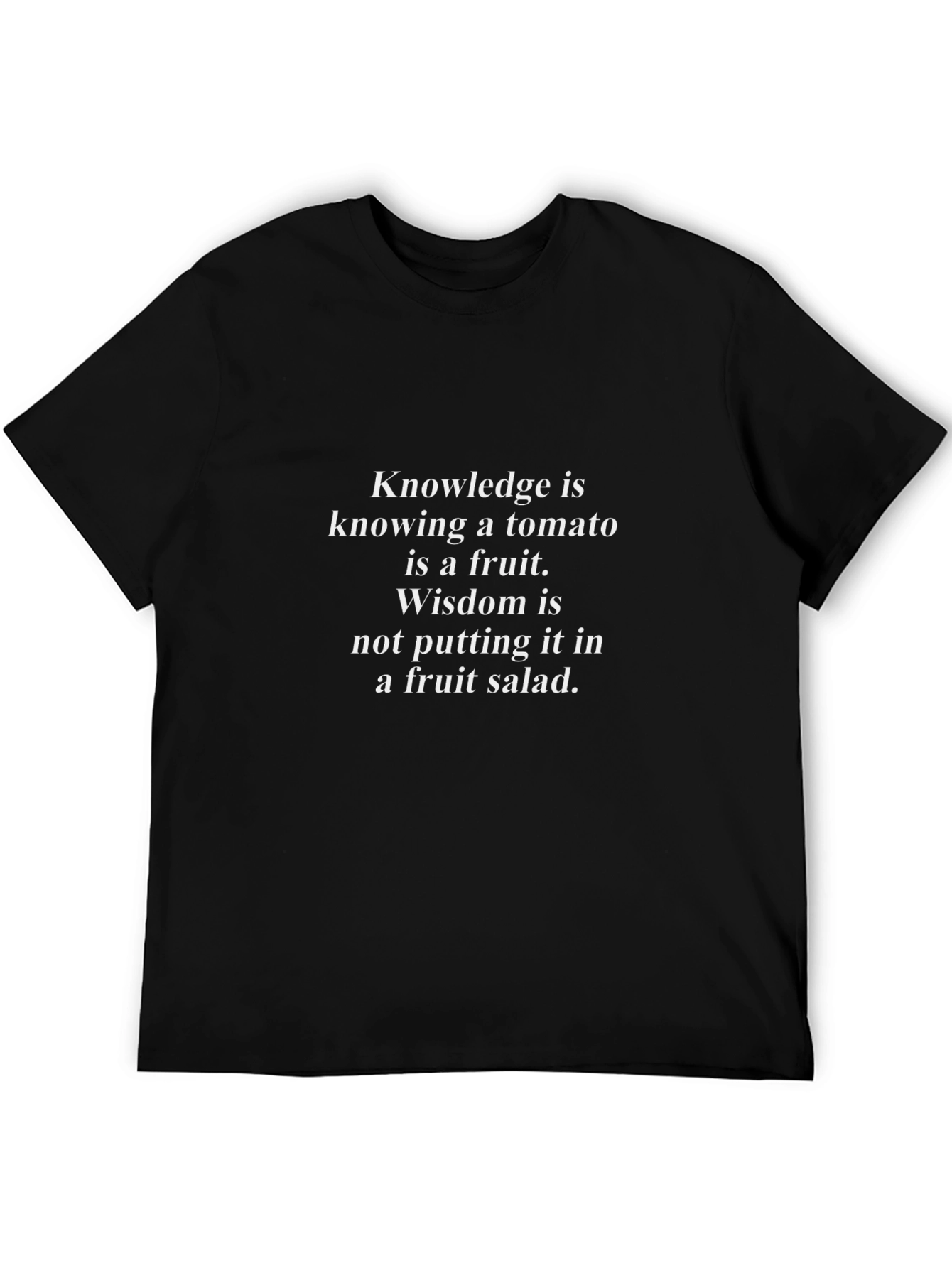 Knowledge & Wisdom Graphic T-Shirt