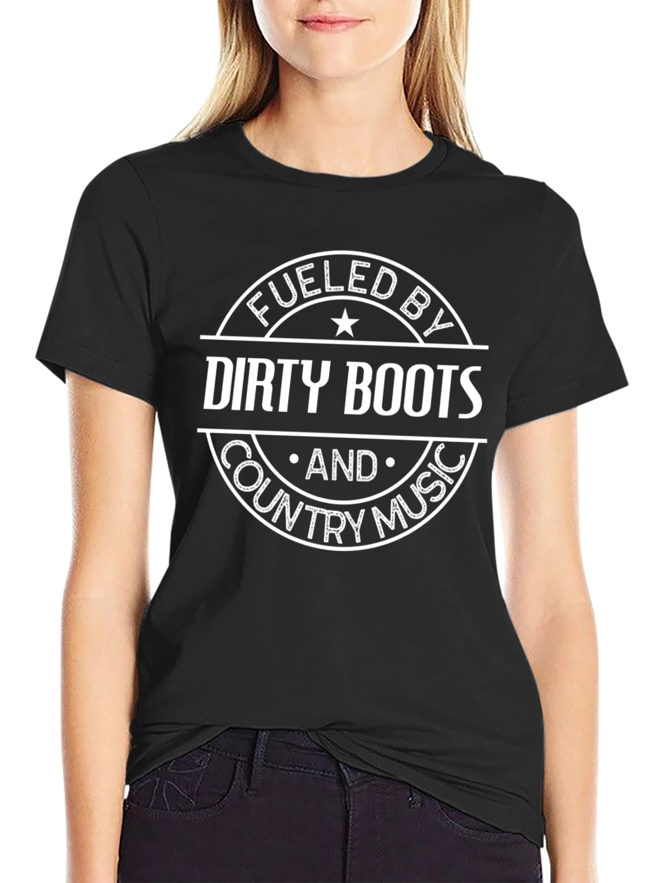 Fueled By Dirty Boots & Country Music Graphic Tee