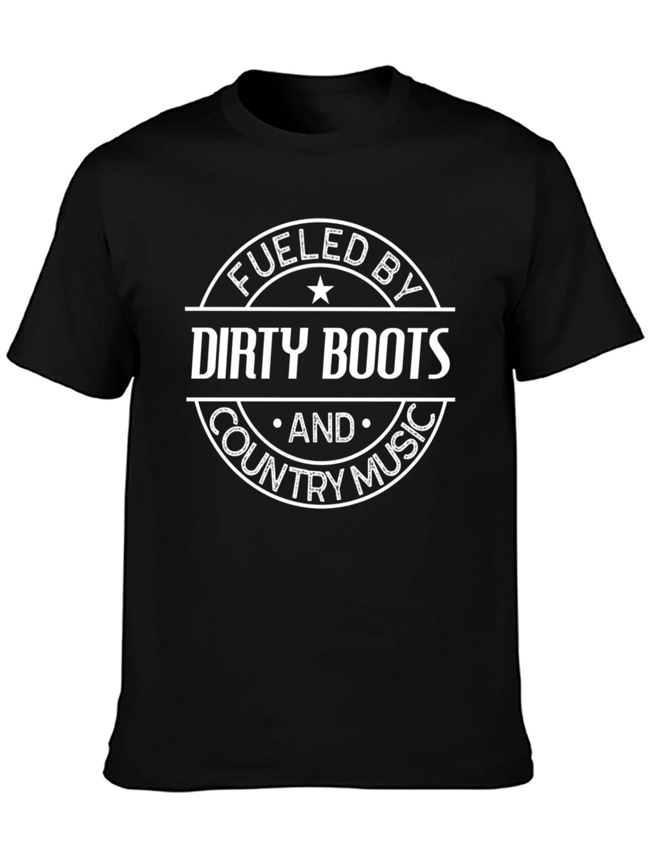 Fueled By Dirty Boots & Country Music Graphic Tee