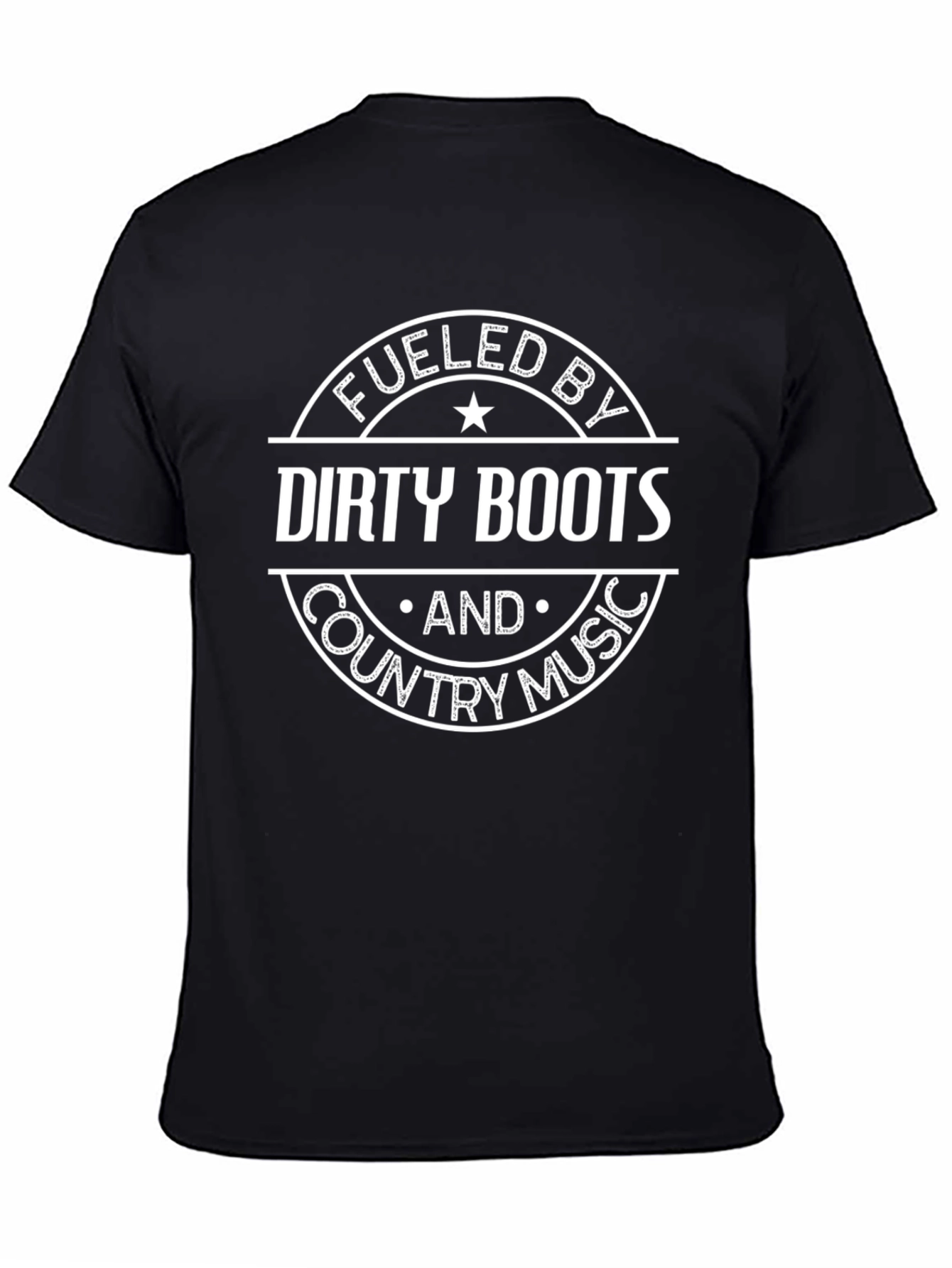 Fueled By Dirty Boots & Country Music Graphic Tee