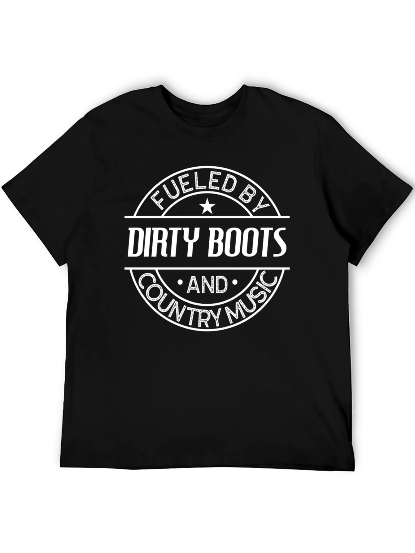 Fueled By Dirty Boots & Country Music Graphic Tee