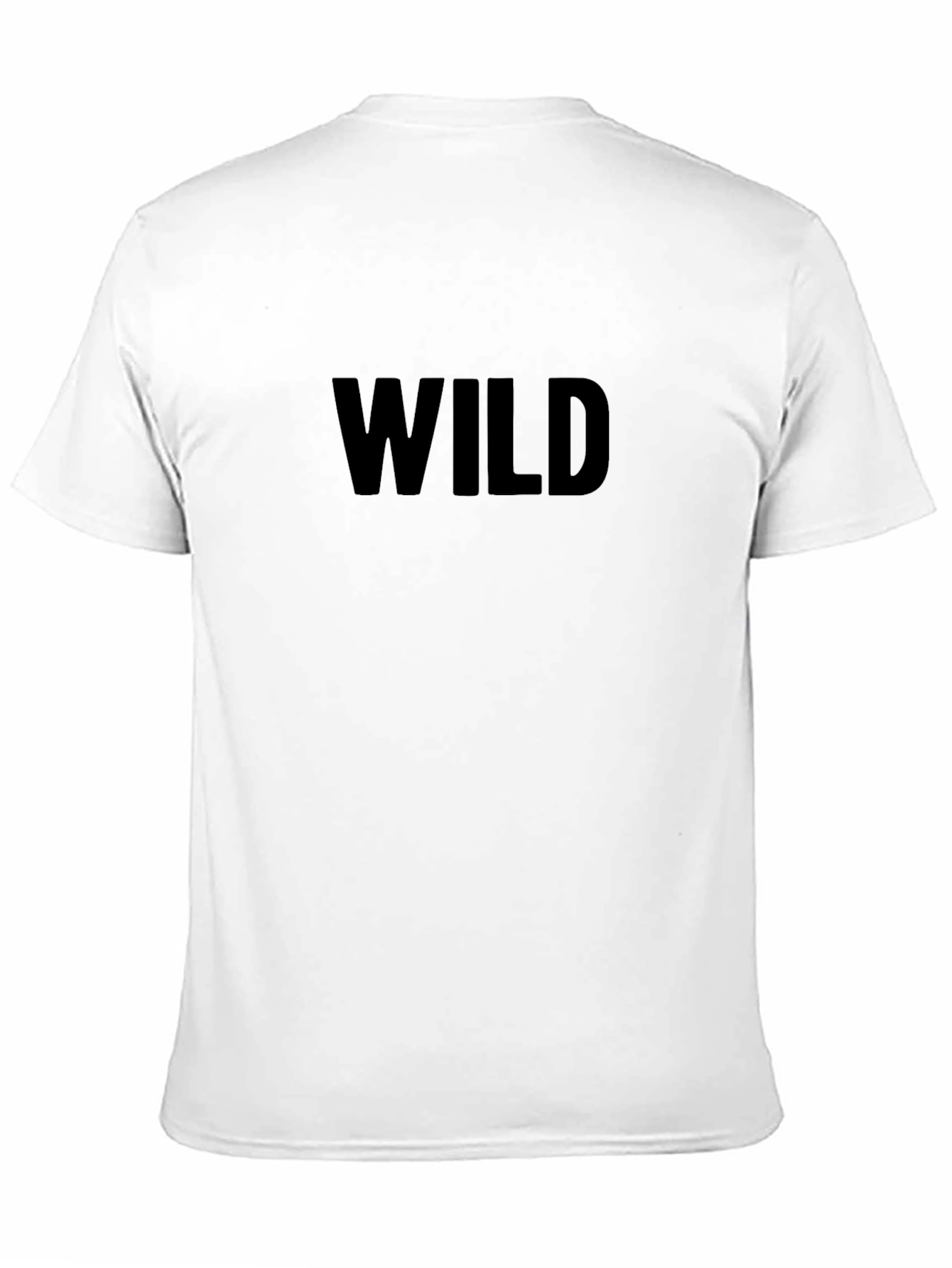 Wild Graphic Tee - Bold Black T-Shirt