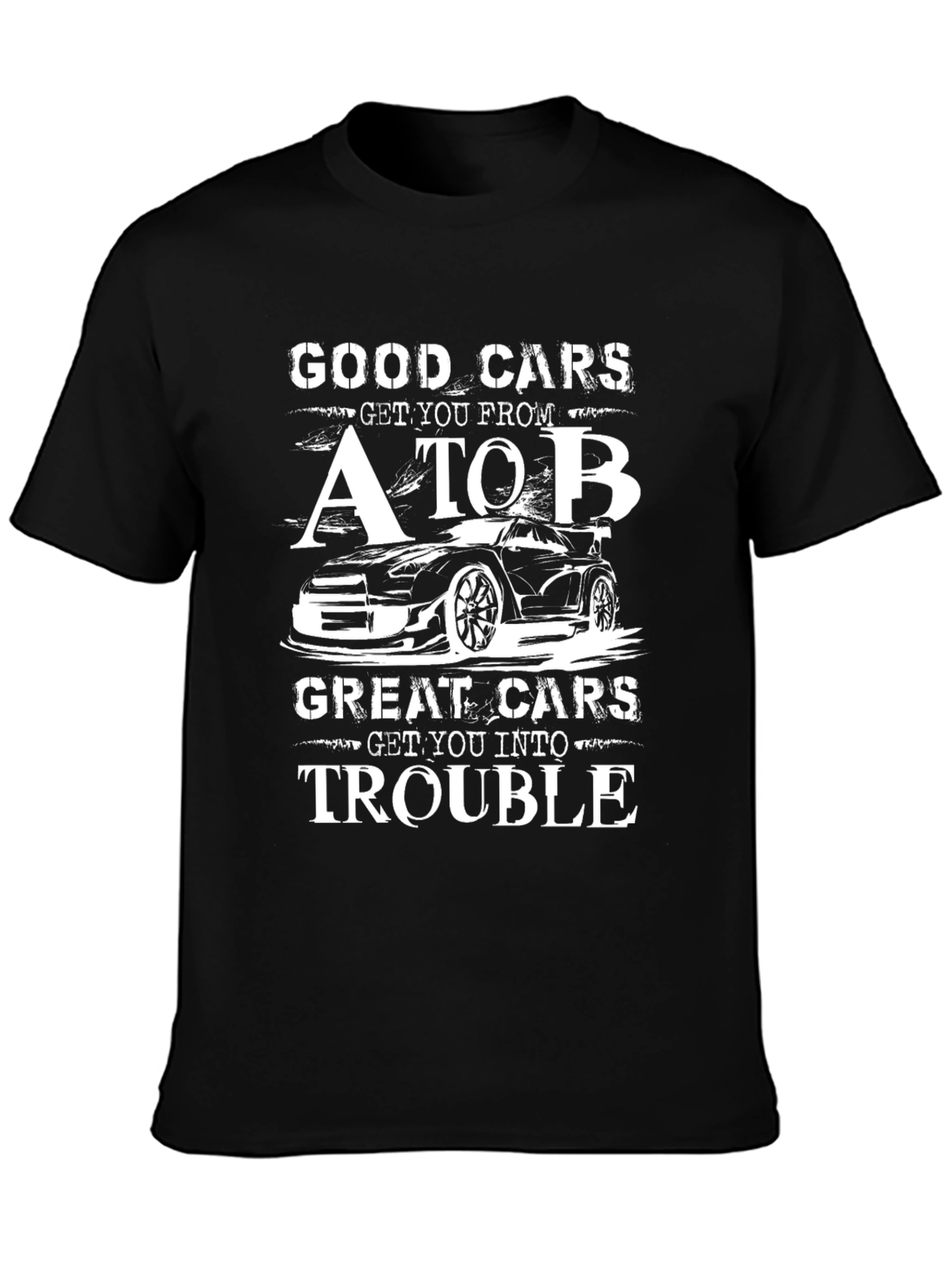 Good Cars/Great Cars Graphic Tee - Black