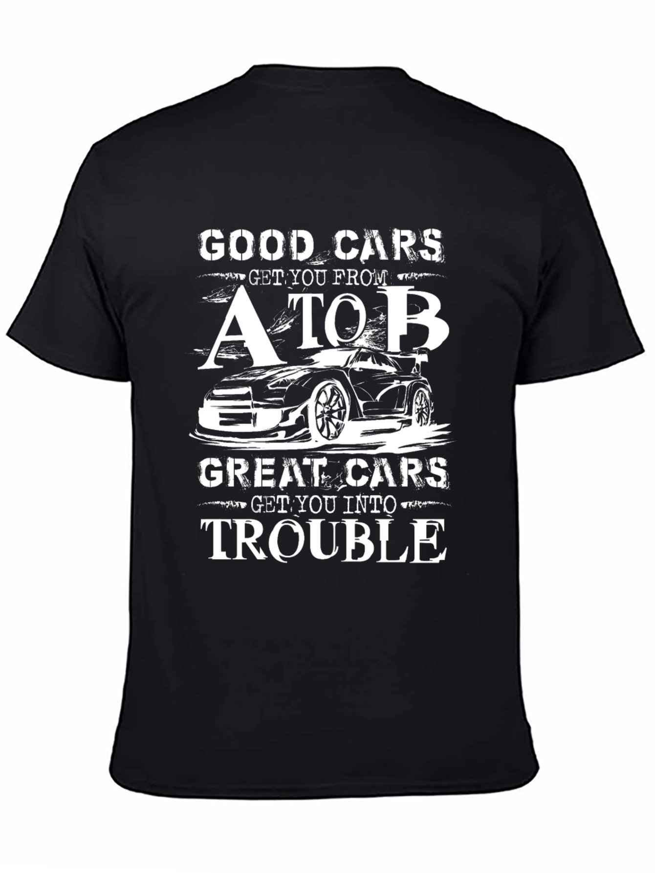 Good Cars/Great Cars Graphic Tee - Black