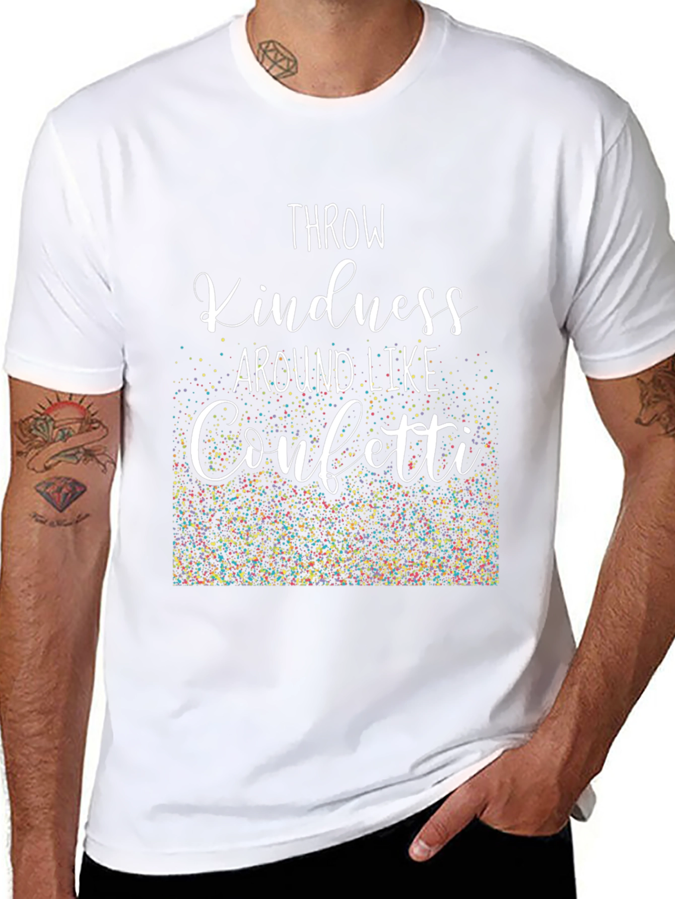 Kindness Confetti Tee - Spread Positivity!