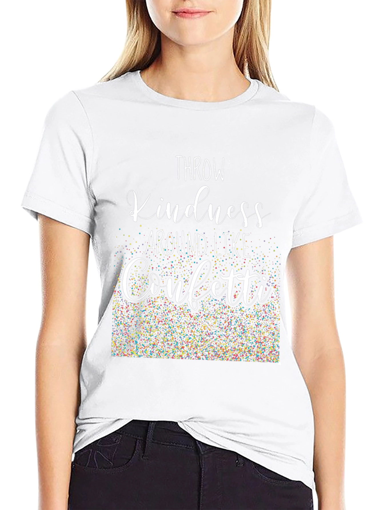 Kindness Confetti Tee - Spread Positivity!