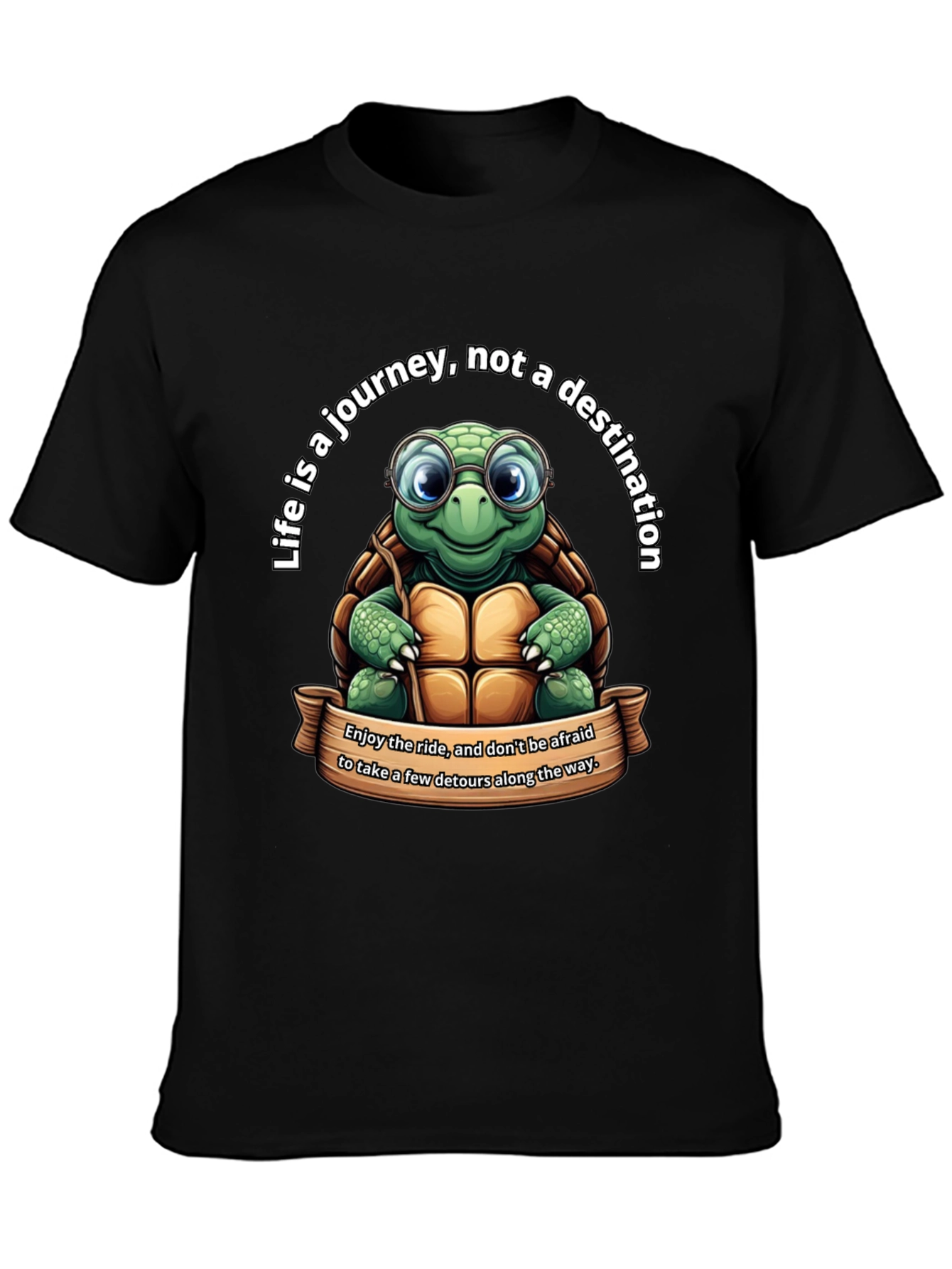 Turtle Journey T-Shirt - Life is the Ride!