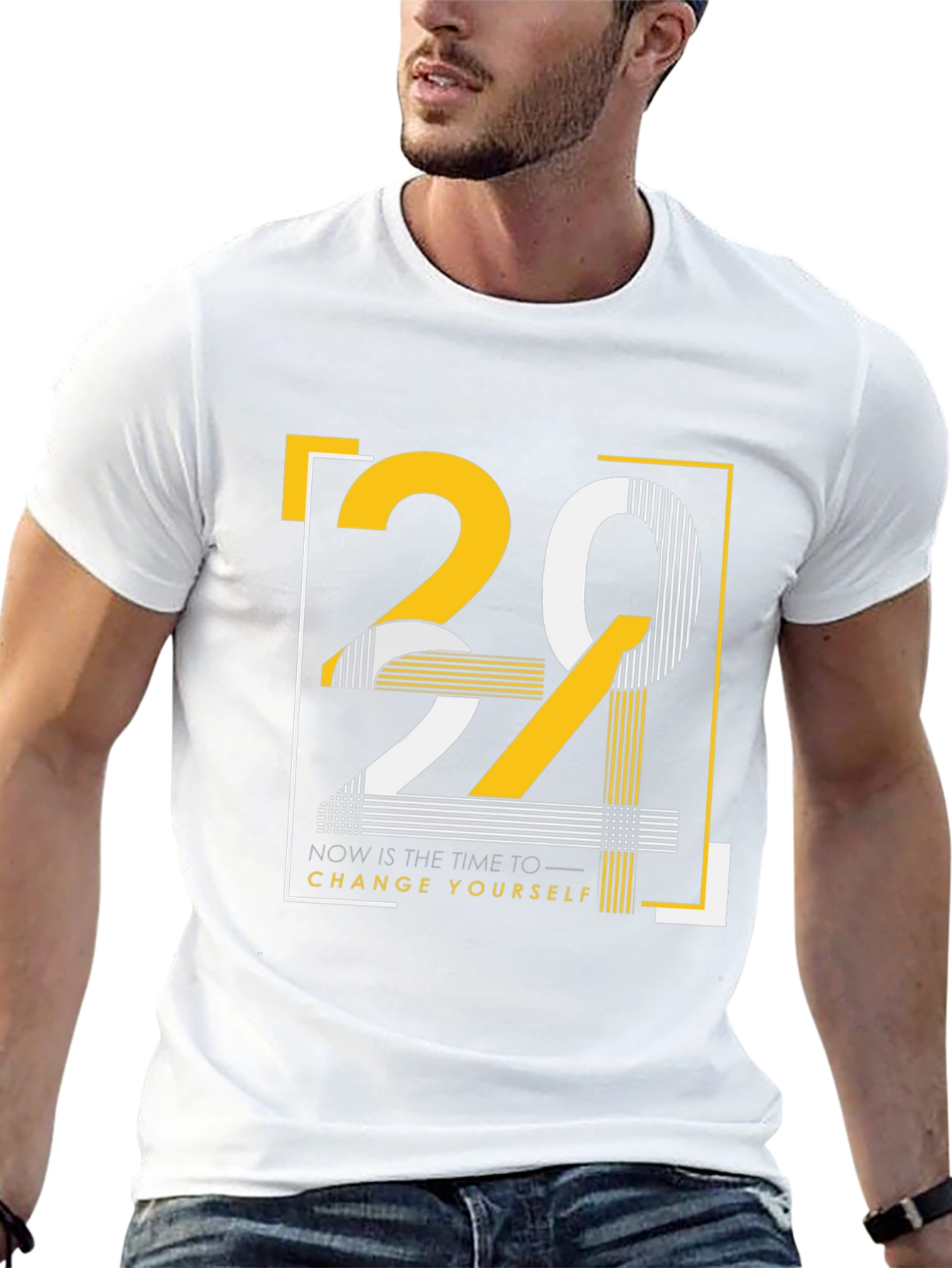 Motivational Graphic T-Shirt: Change Yourself
