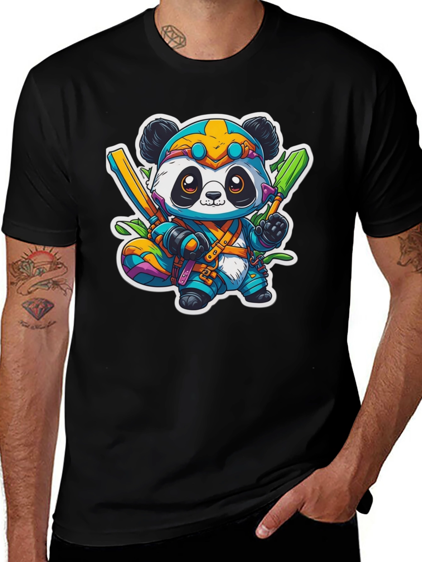 Cool Panda Ninja T-Shirt