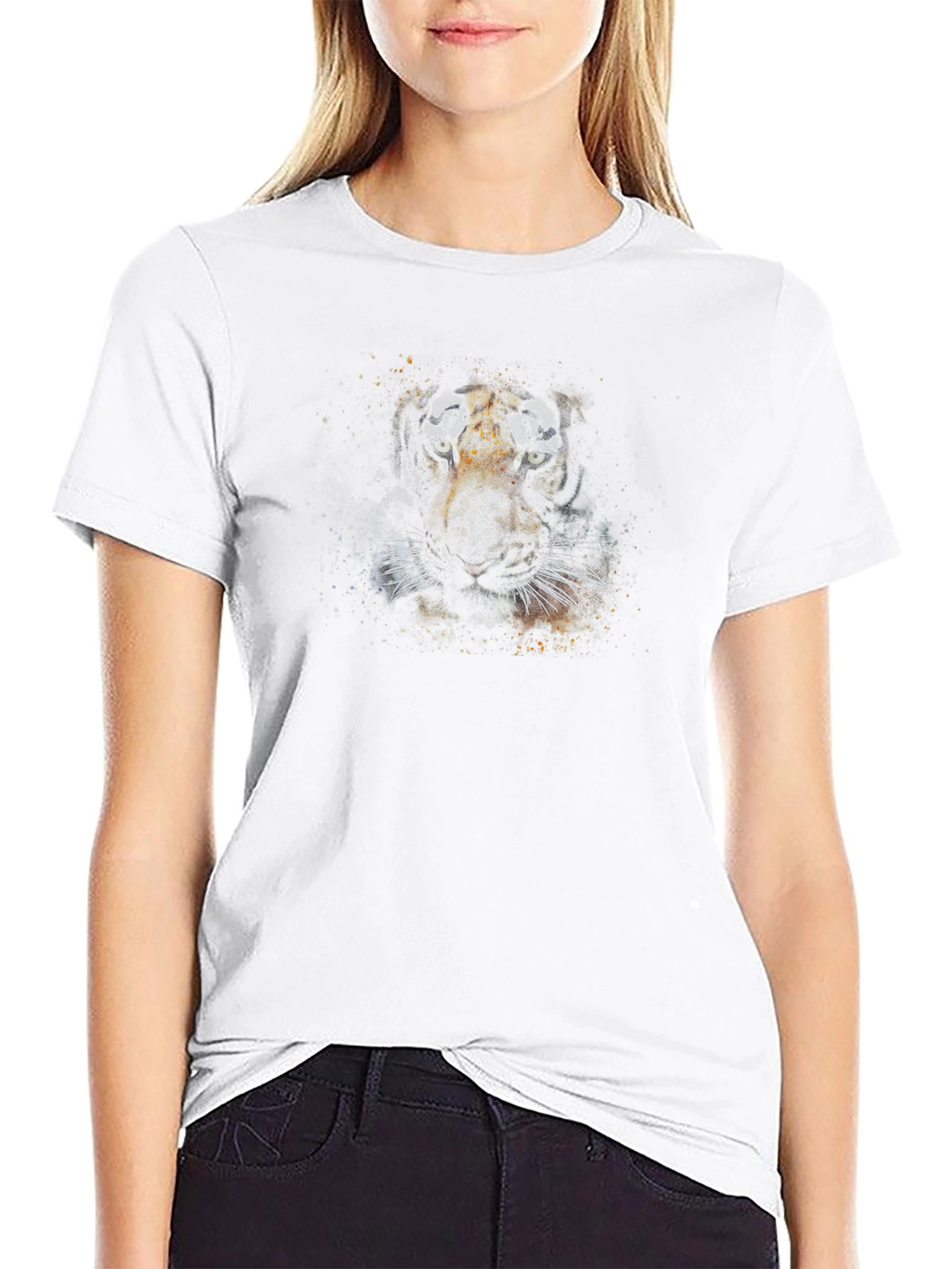 Tiger Graphic Black T-Shirt