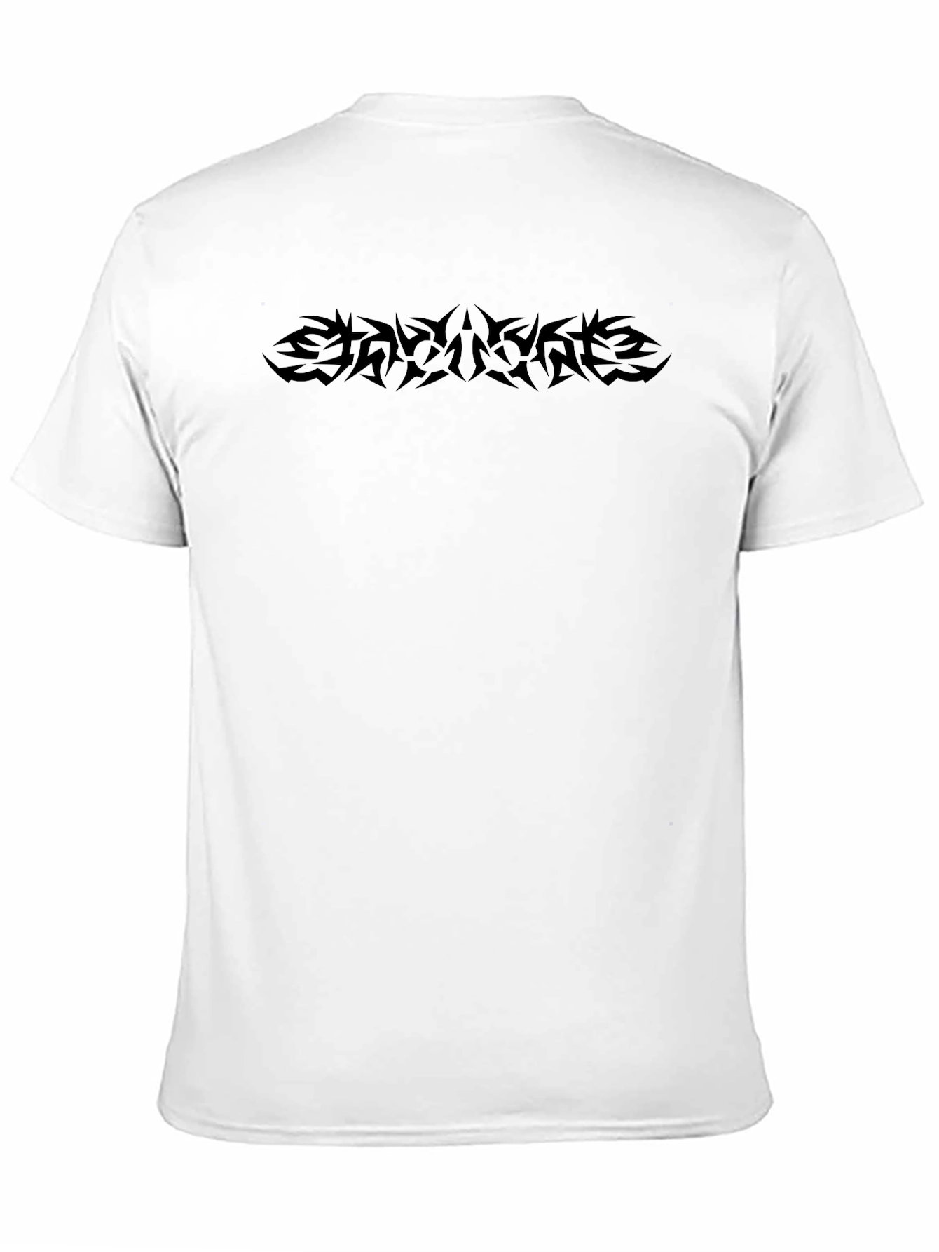 Black Tribal Graphic Tee - Modern Streetwear