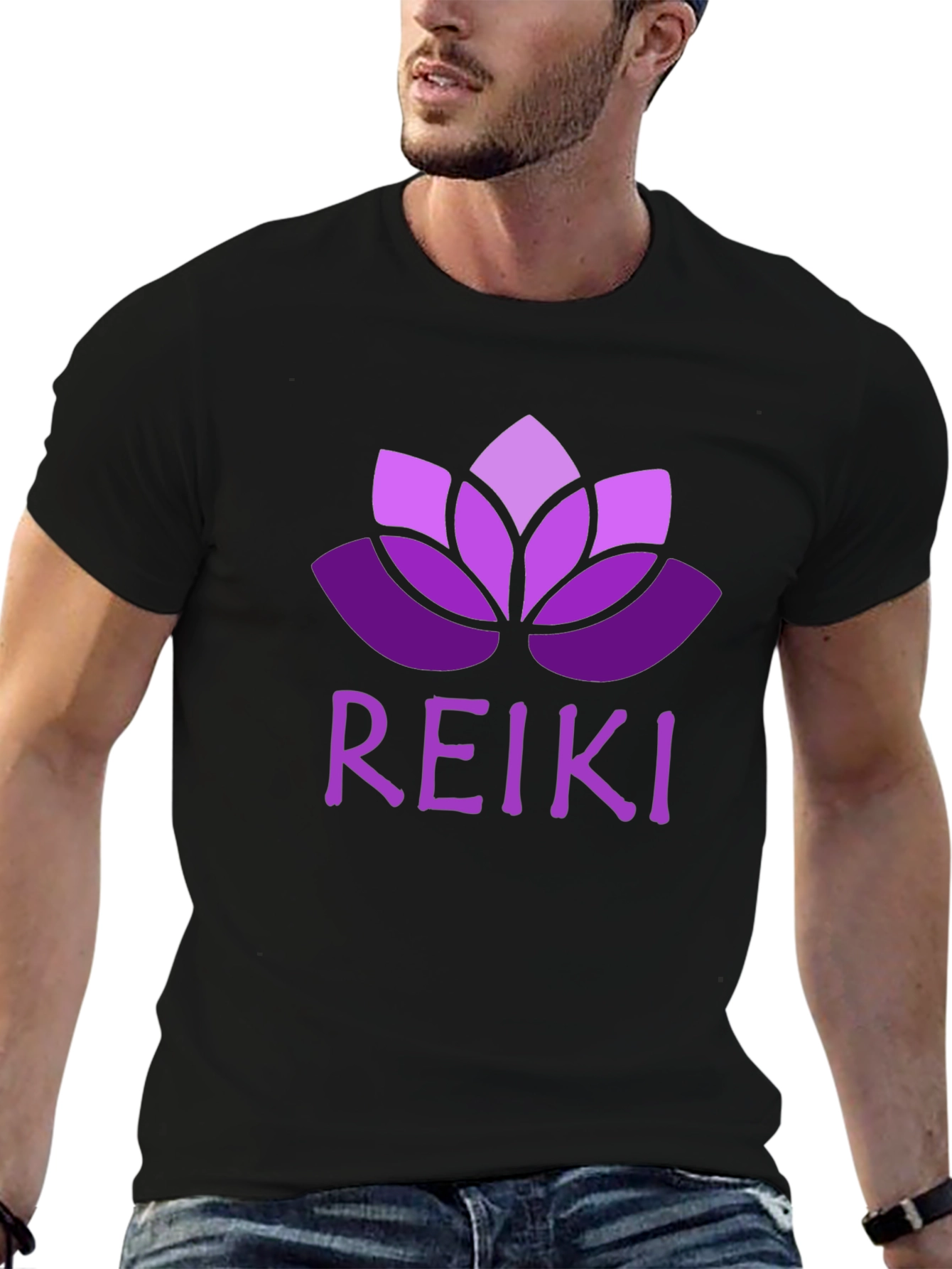 Reiki Lotus Flower T-Shirt Spiritual Energy Tee