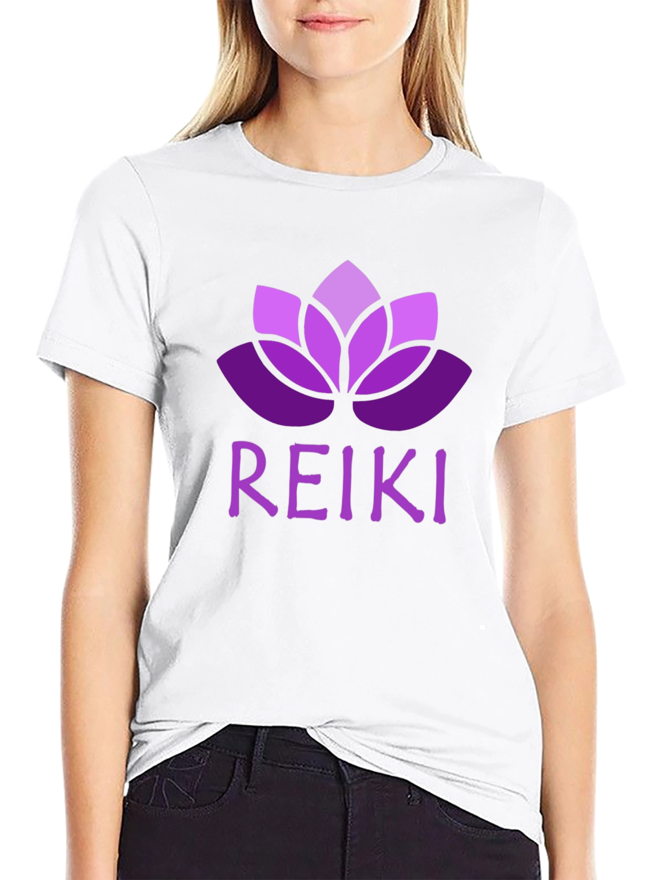 Reiki Lotus Flower T-Shirt Spiritual Energy Tee