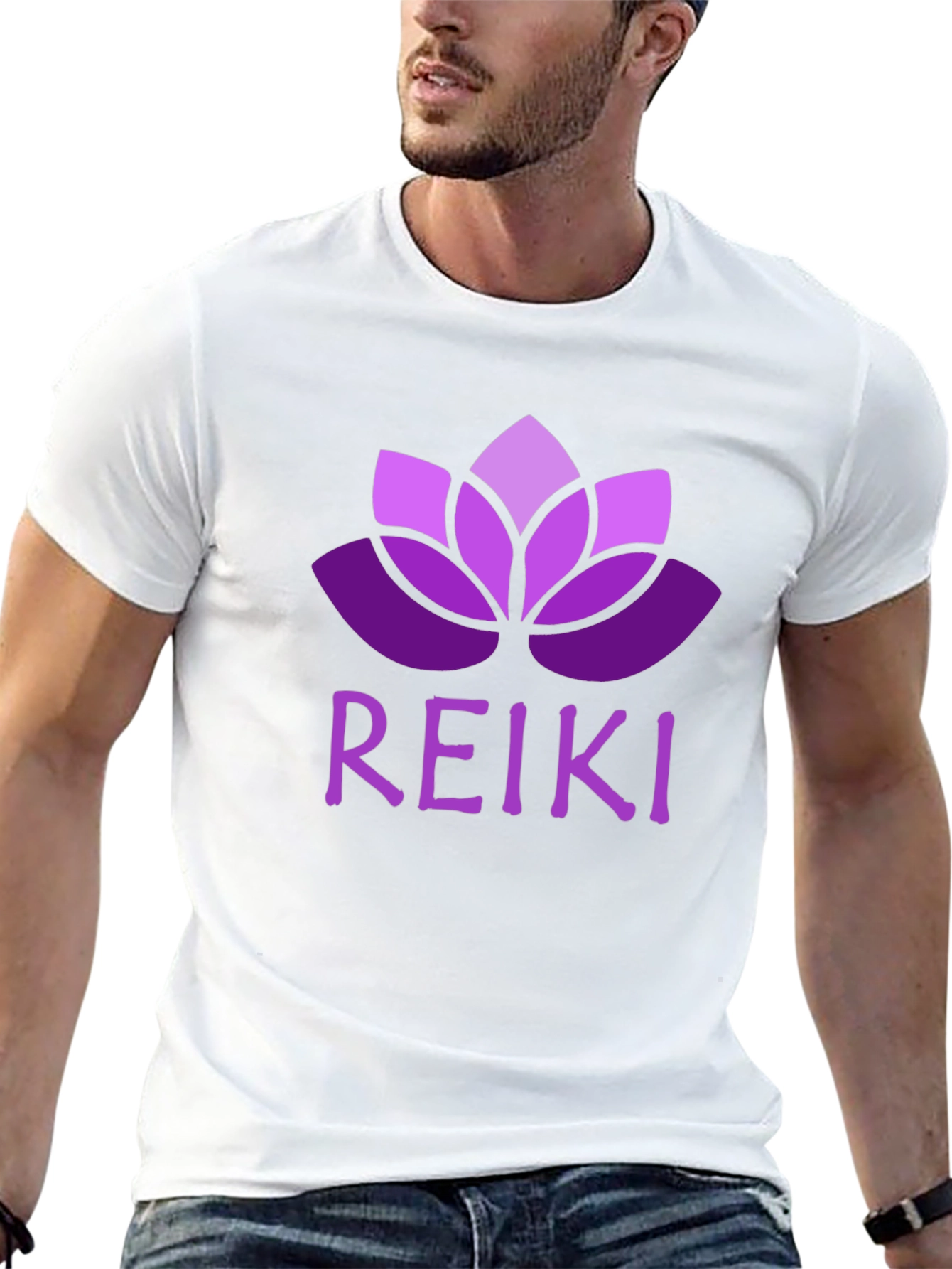 Reiki Lotus Flower T-Shirt Spiritual Energy Tee
