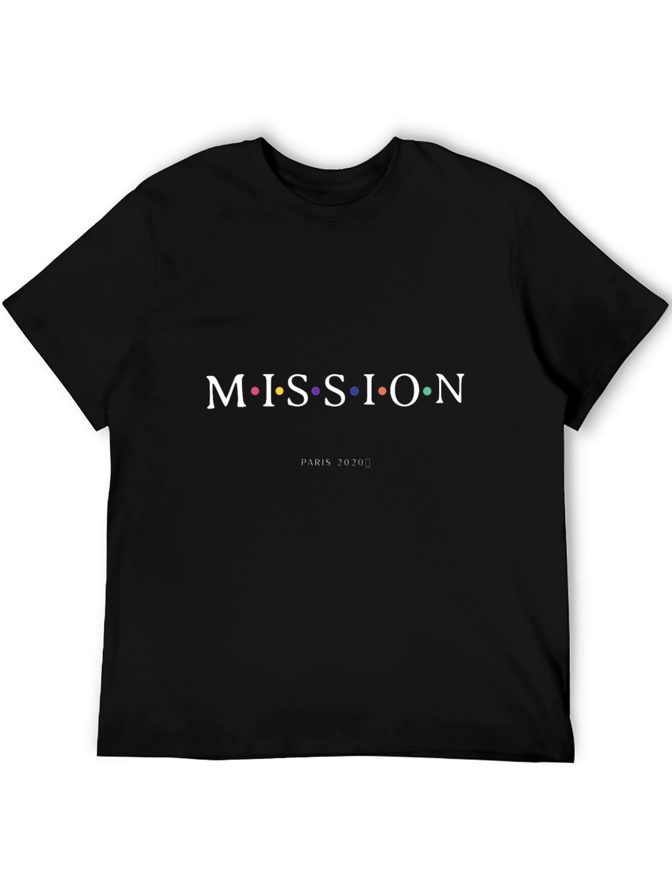 Mission Paris 2020 Graphic Tee - Black