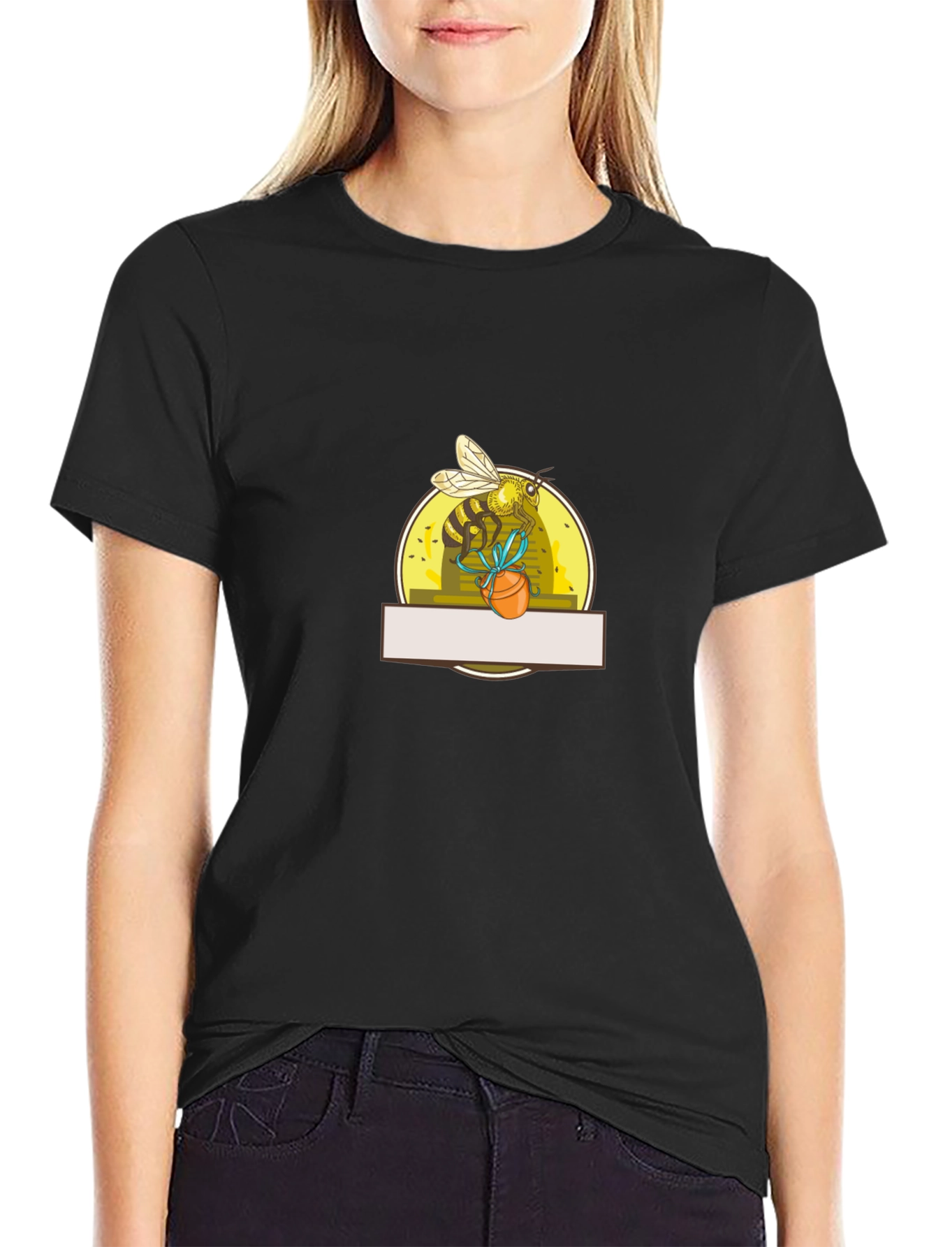 Bee Graphic T-Shirt - Black Stylish & Unique Design