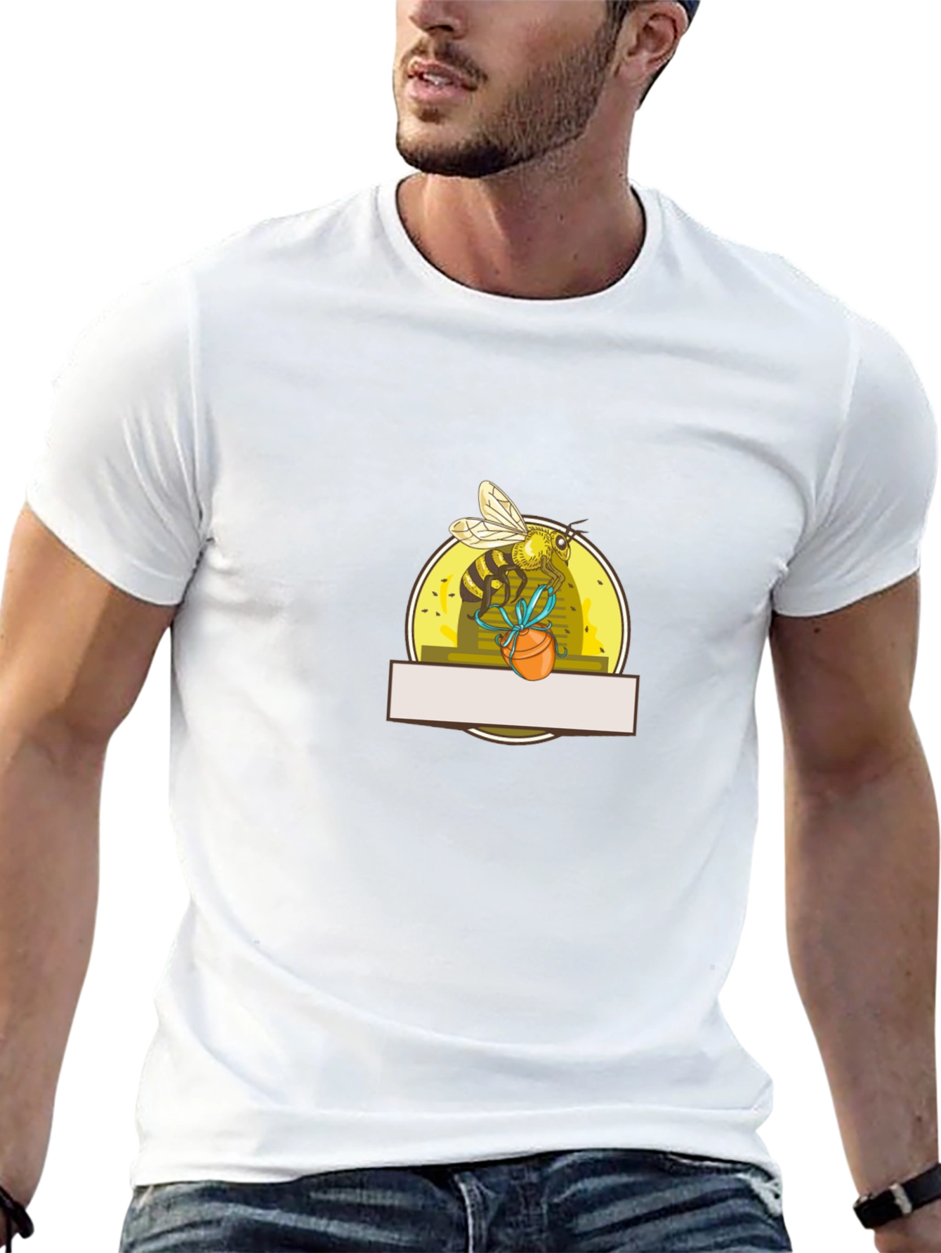 Bee Graphic T-Shirt - Black Stylish & Unique Design