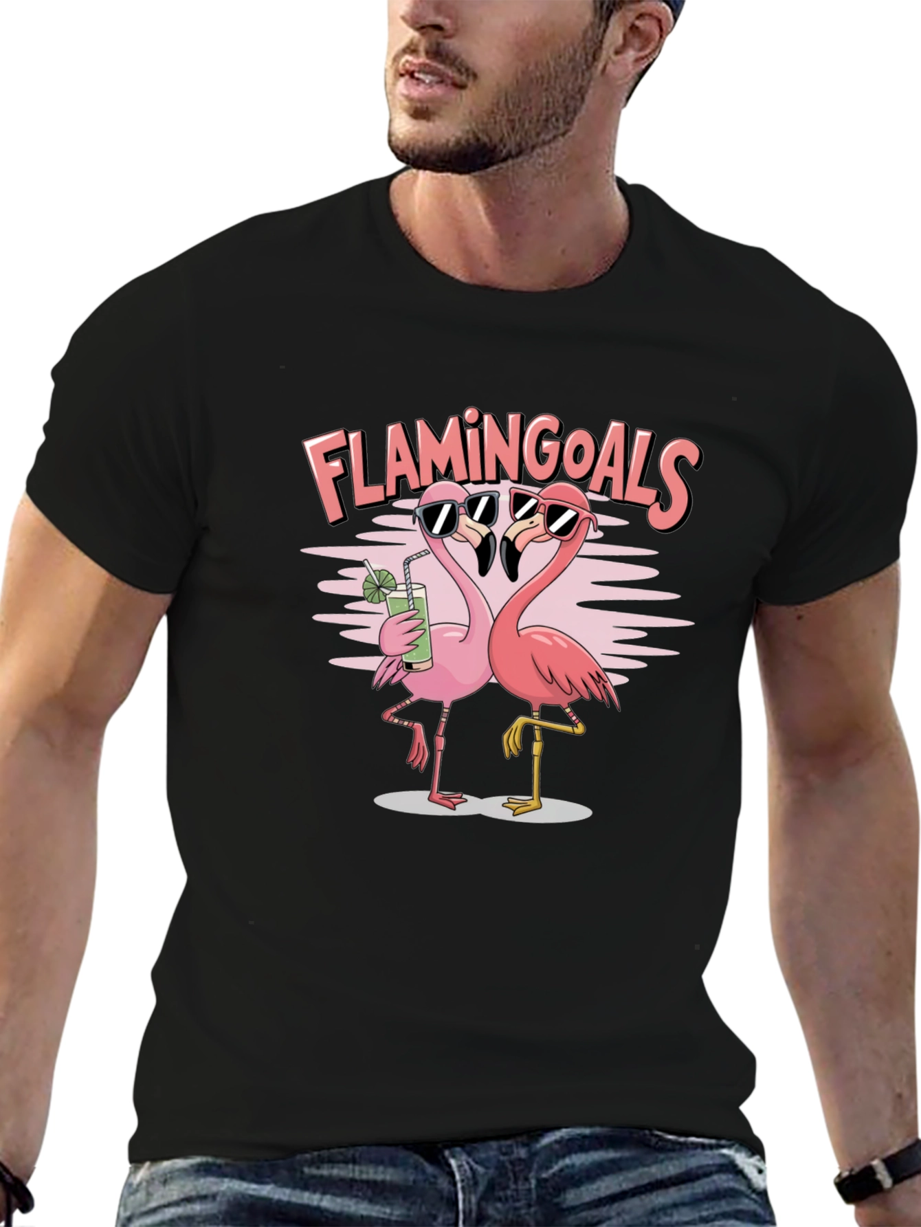 Flamingoals T-Shirt - Tropical Fun