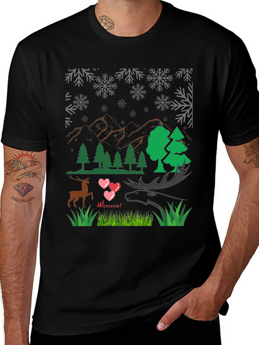 Winter Deer Love T-Shirt