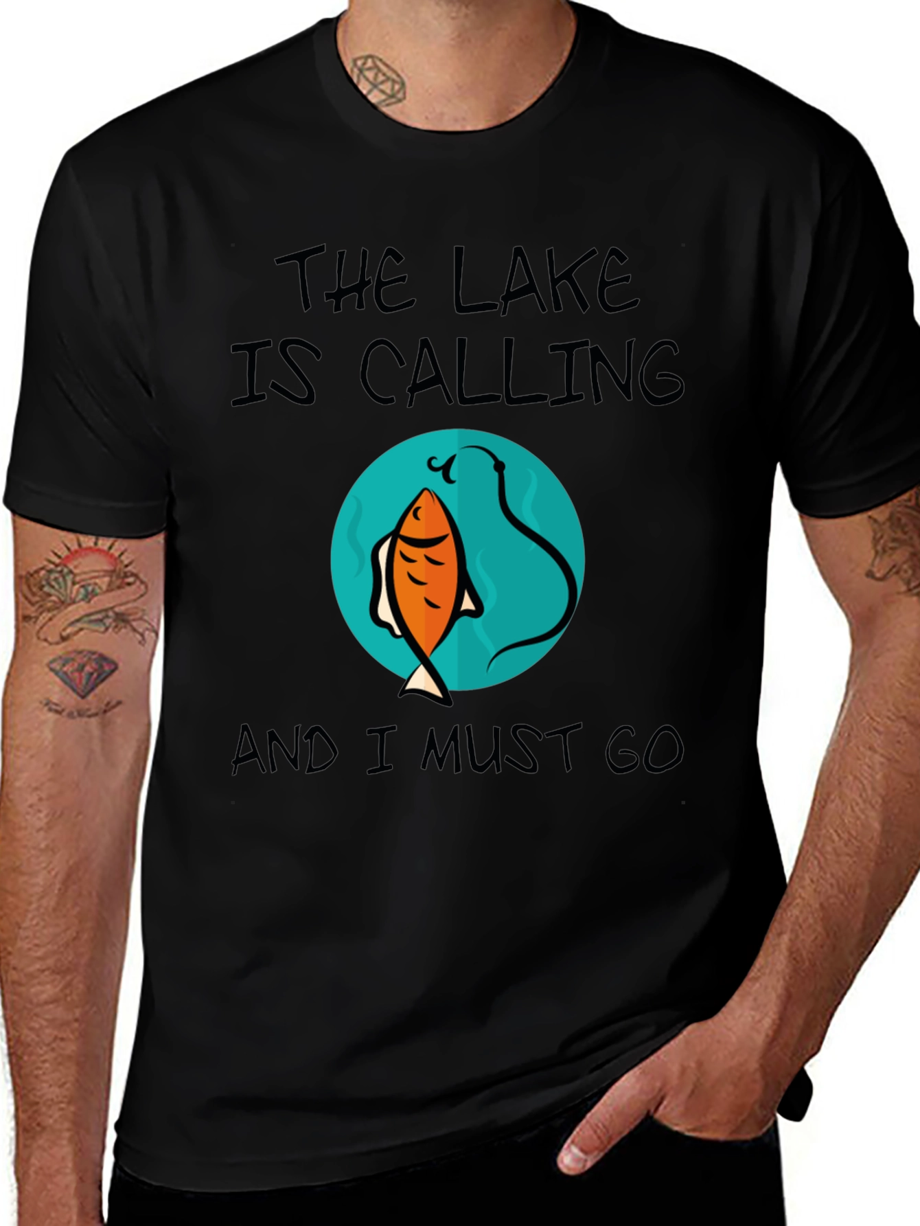 Lake Calling T-Shirt - Fishing Design