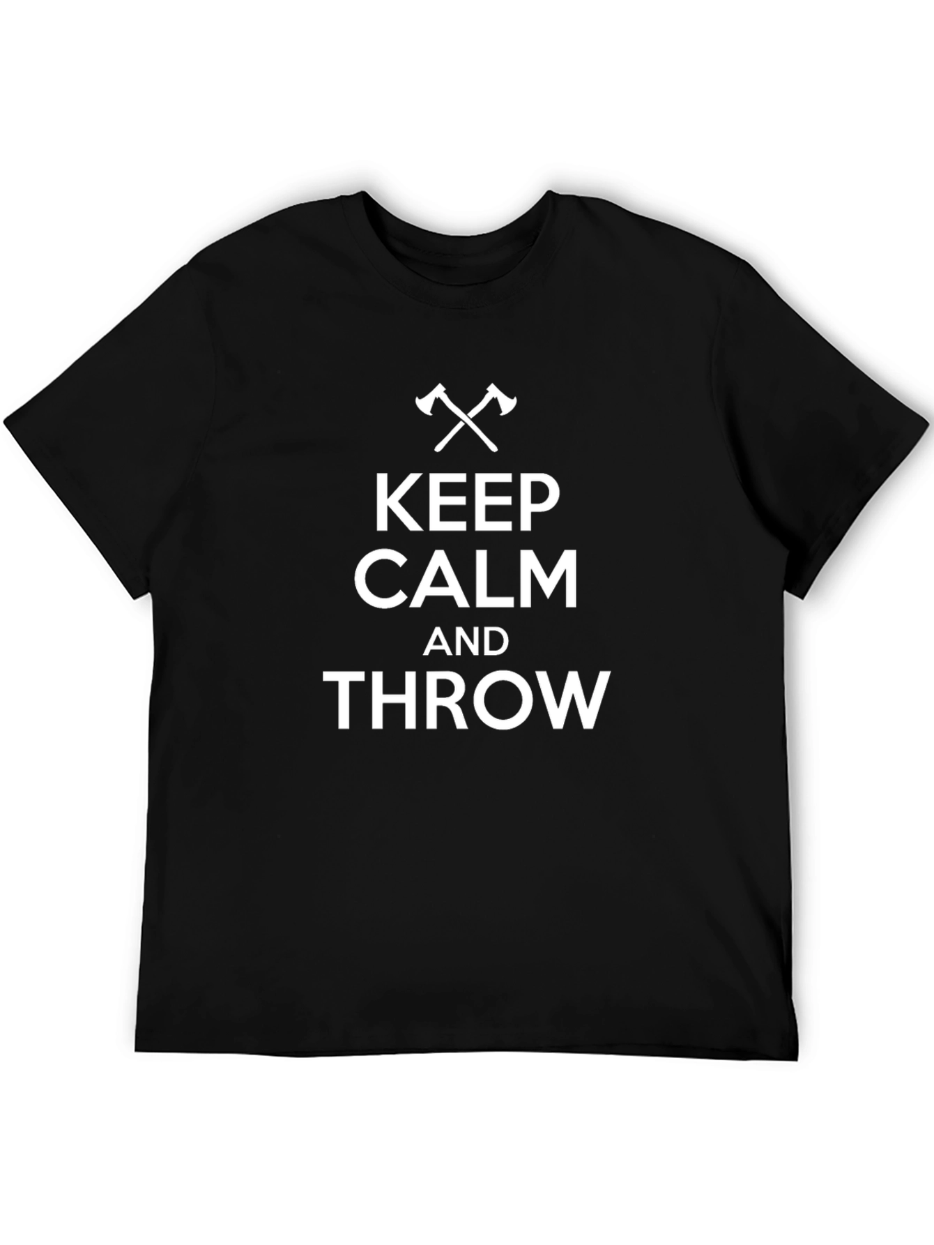 Keep Calm and Throw T-Shirt - Axe Throwing Apparel
